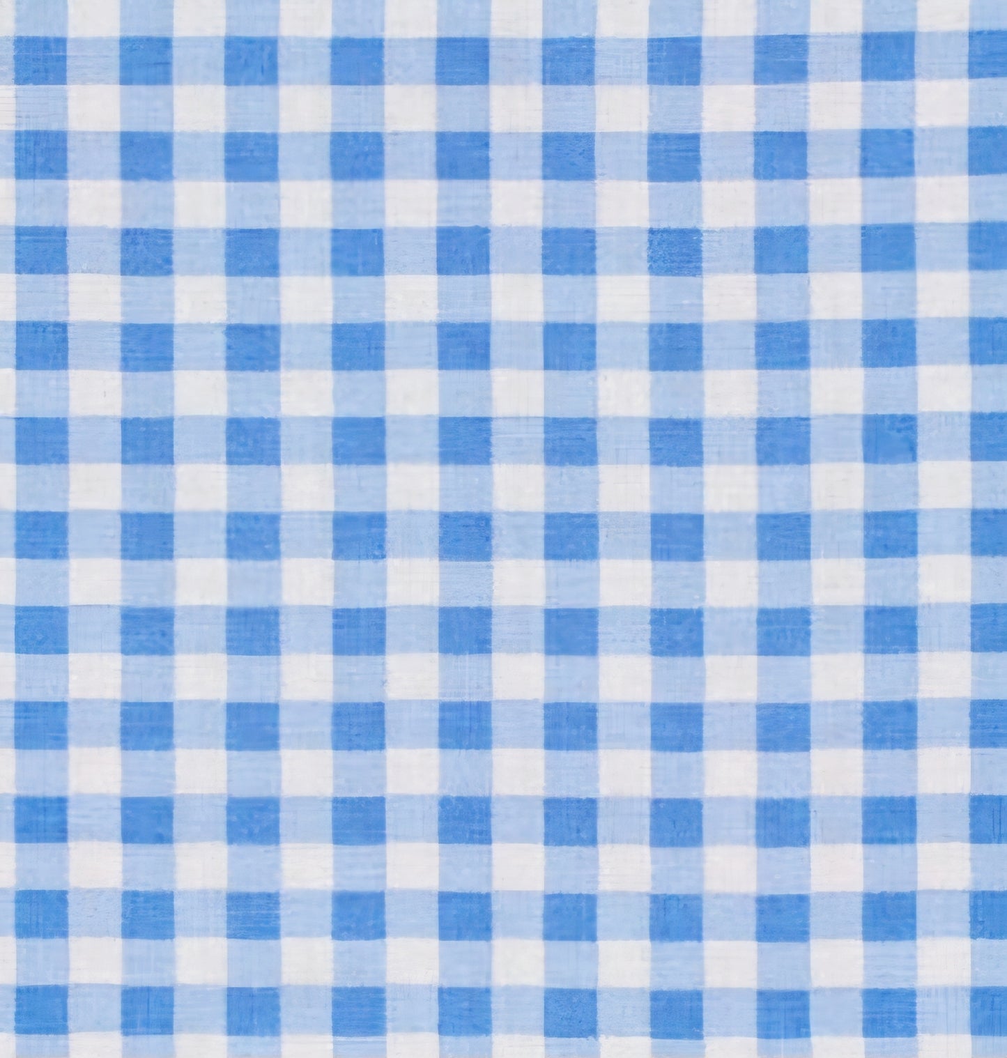 Light Blue and White Check Bandana