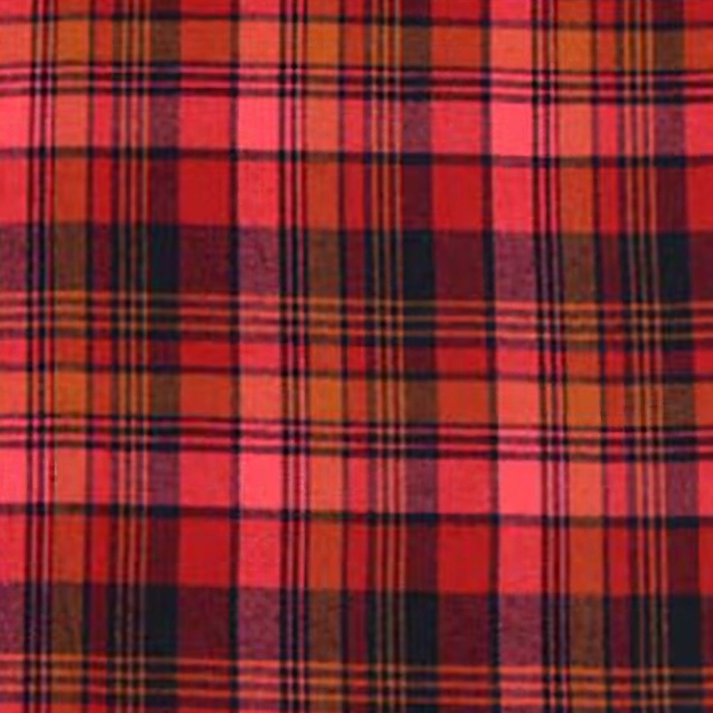 Red Black and Pink Plaid Flannel