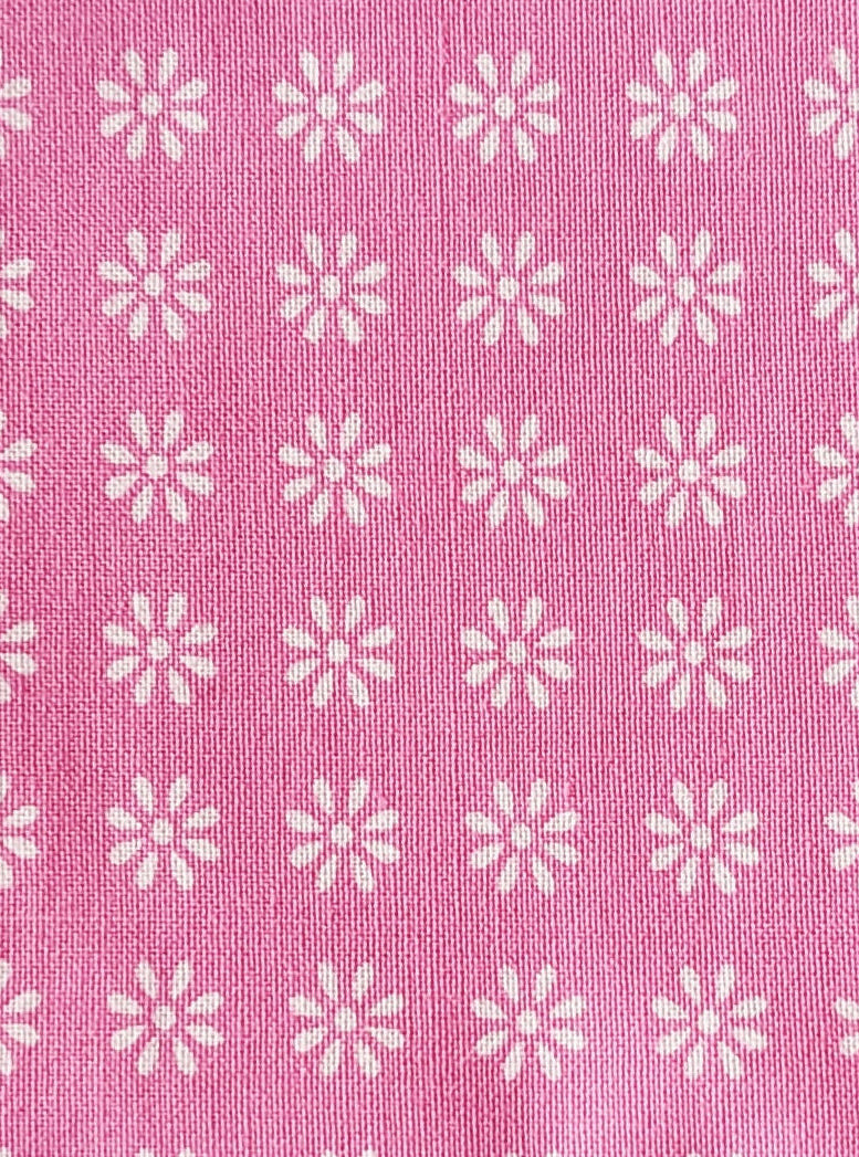 White Daisies on Pink