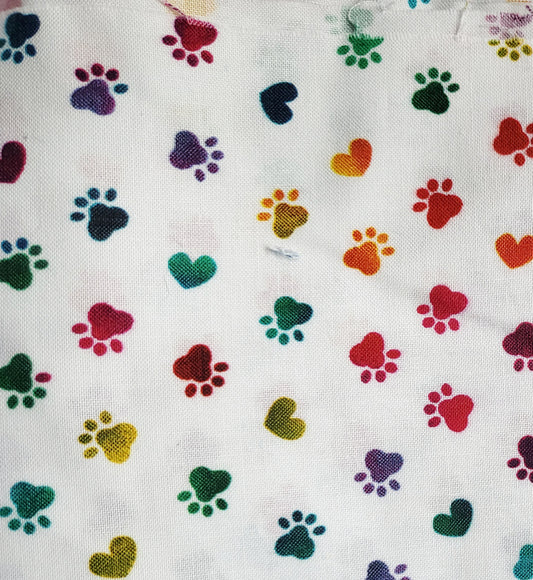 White Tie-Dyed Paws