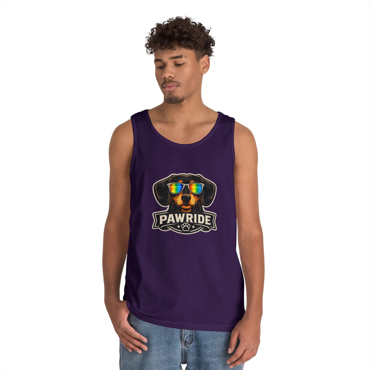 Pawride Unisex Heavy Cotton Tank Top (6 Colors)
