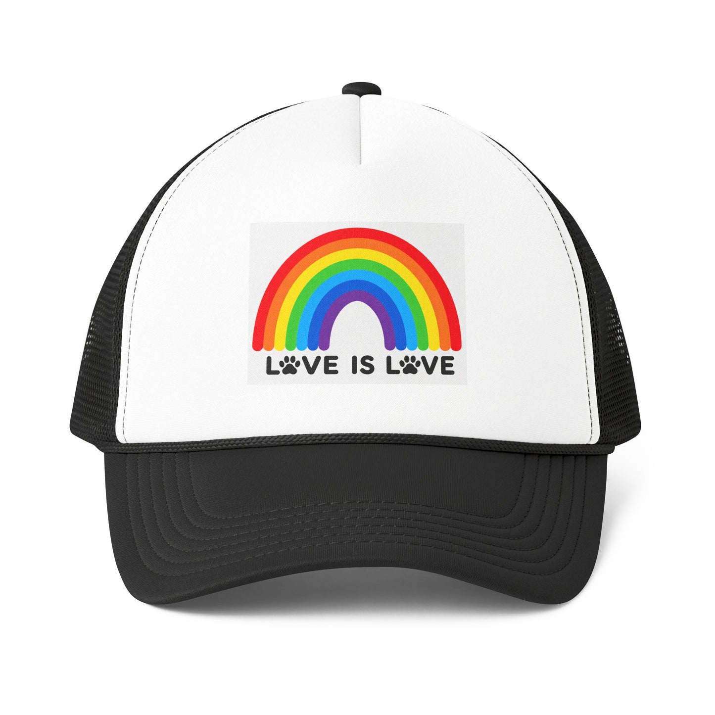 Love Is Love Foam Mesh-Back Trucker Cap (6 colors)