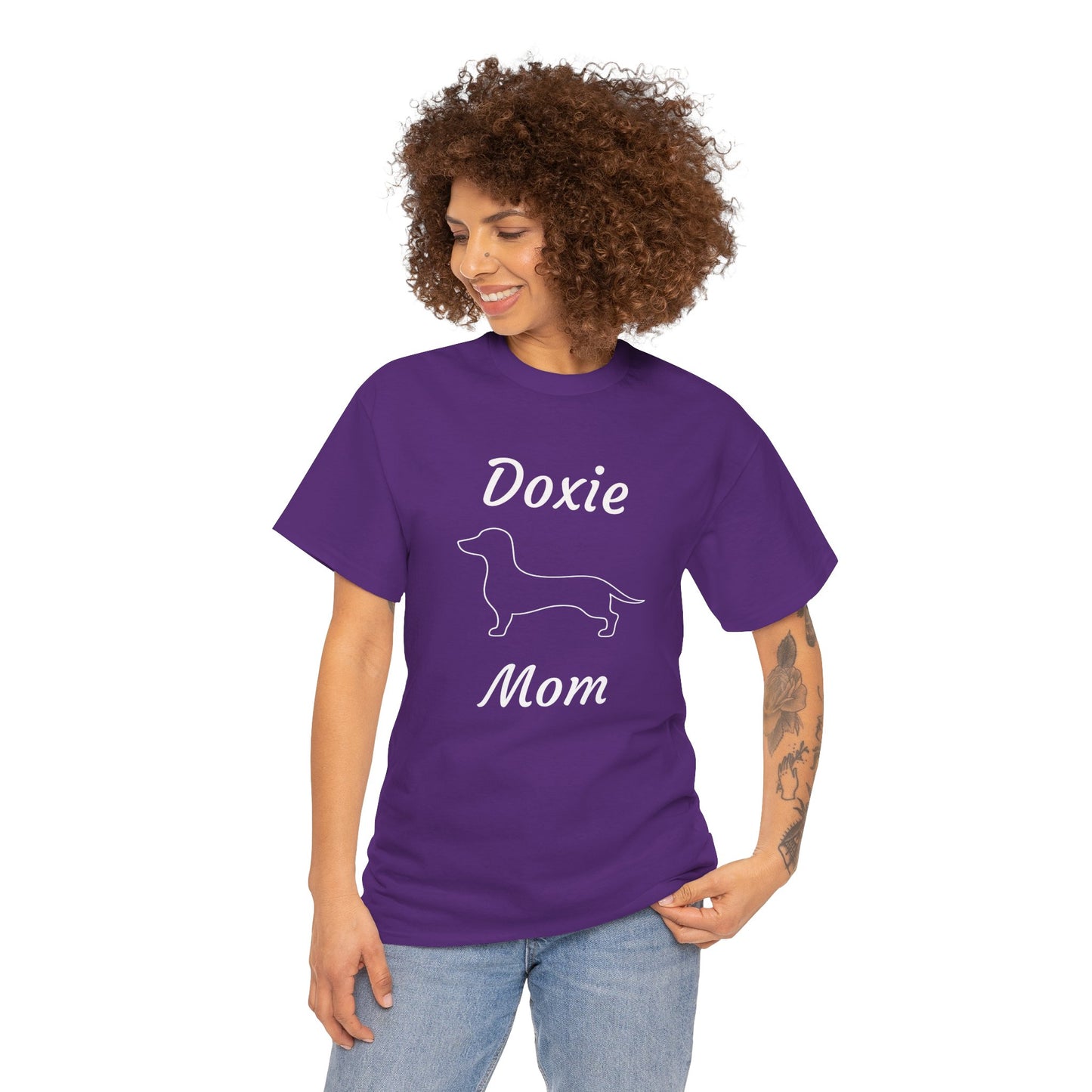 Doxie Mom Heavy Duty Unisex Tee Sizes Small - 5XL (11 colors)