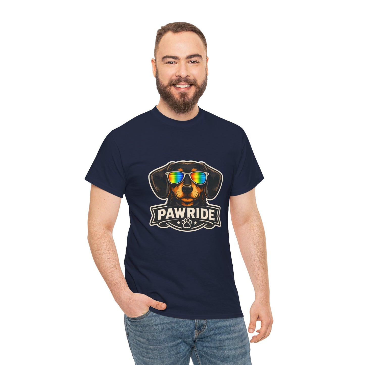 Pawride Heavy Duty Unisex Tee Sizes Small - 5XL (11 colors)