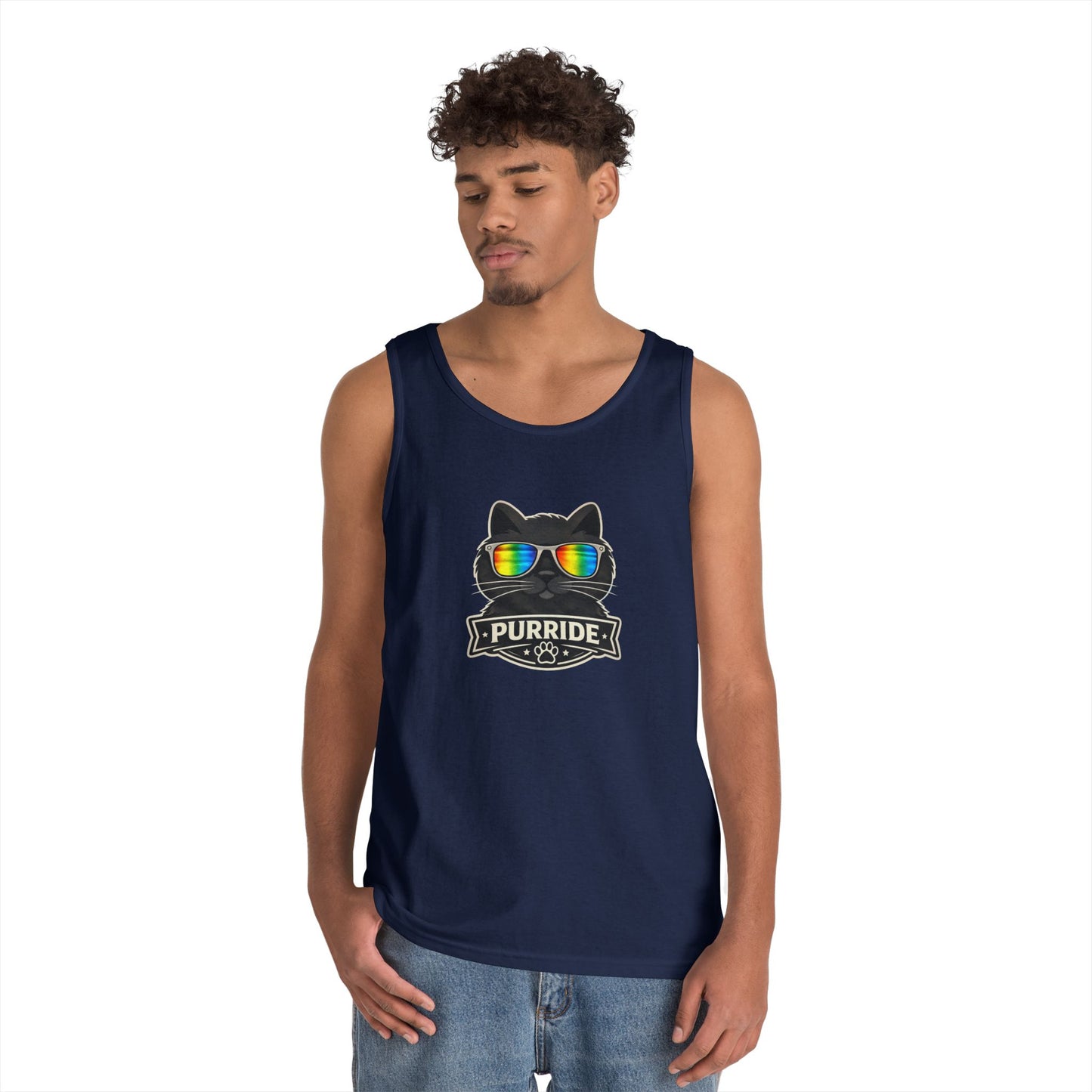 Purride Unisex Heavy Cotton Tank Top (10 Colors)