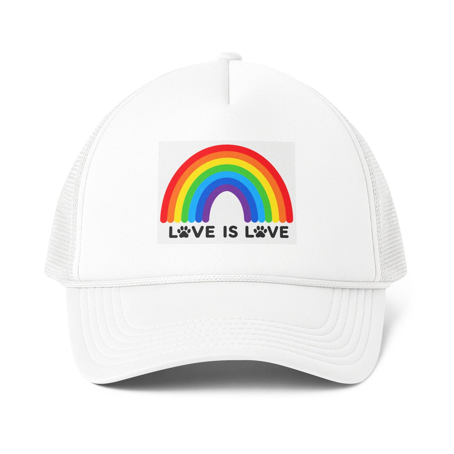 Love Is Love Foam Mesh-Back Trucker Cap (6 colors)