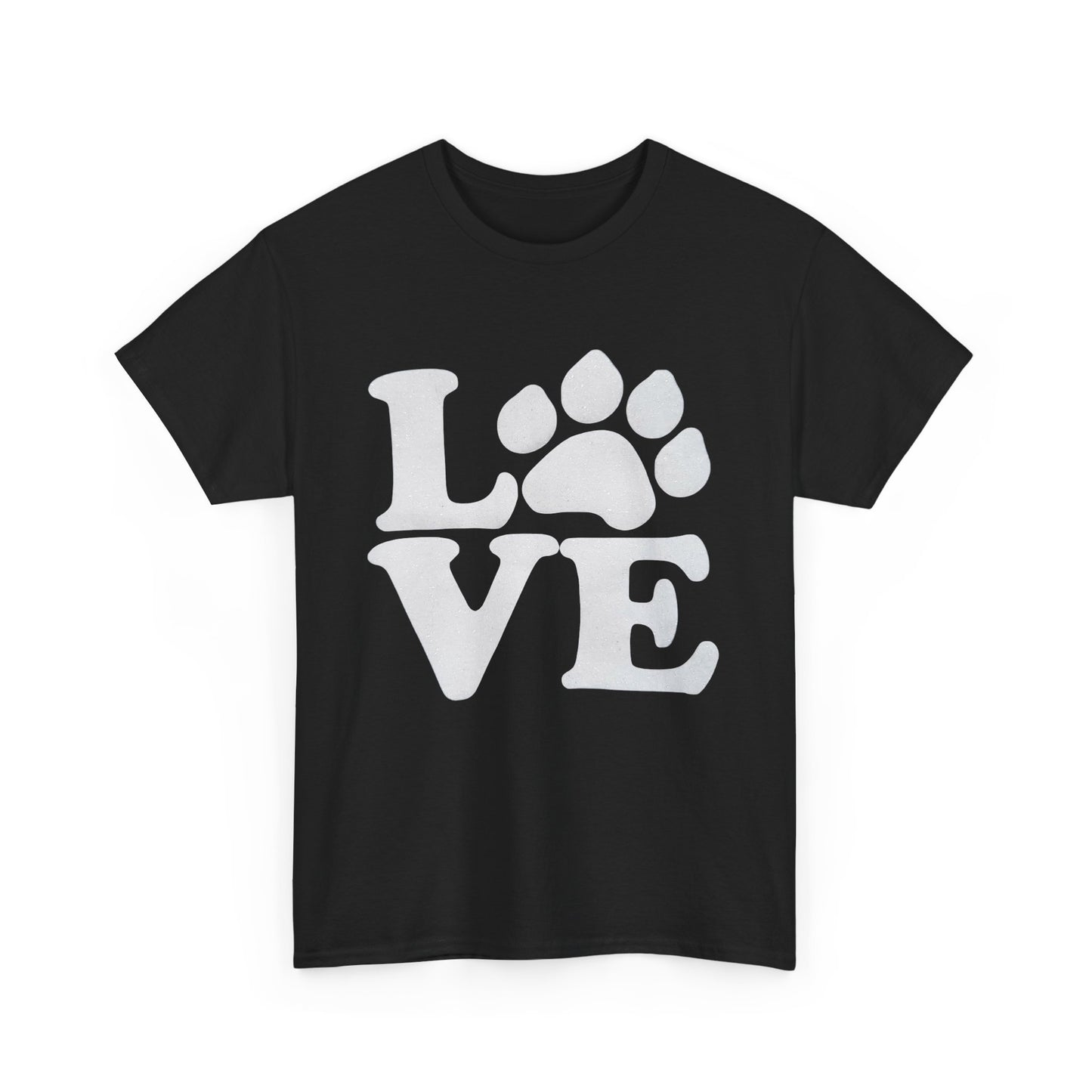 Love Paw Heavy Duty Unisex Tee Sizes Small - 5XL (11 colors)