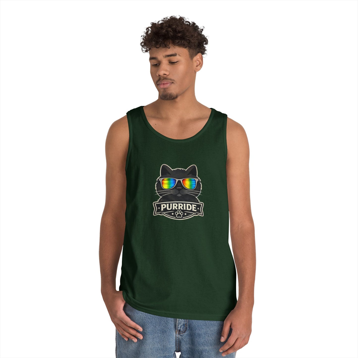 Purride Unisex Heavy Cotton Tank Top (10 Colors)