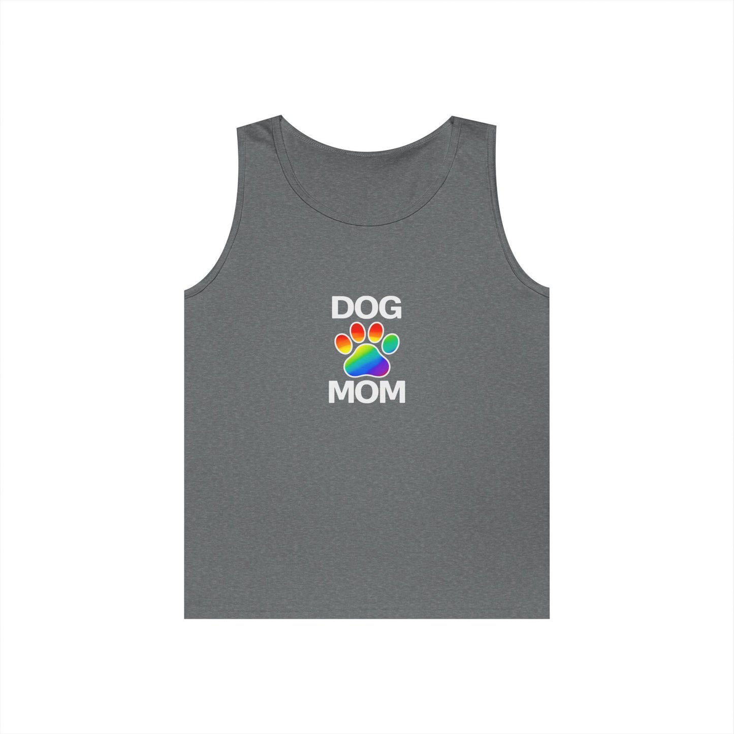 Pride Dog Mom Unisex Heavy Cotton Tank Top (9 Colors)