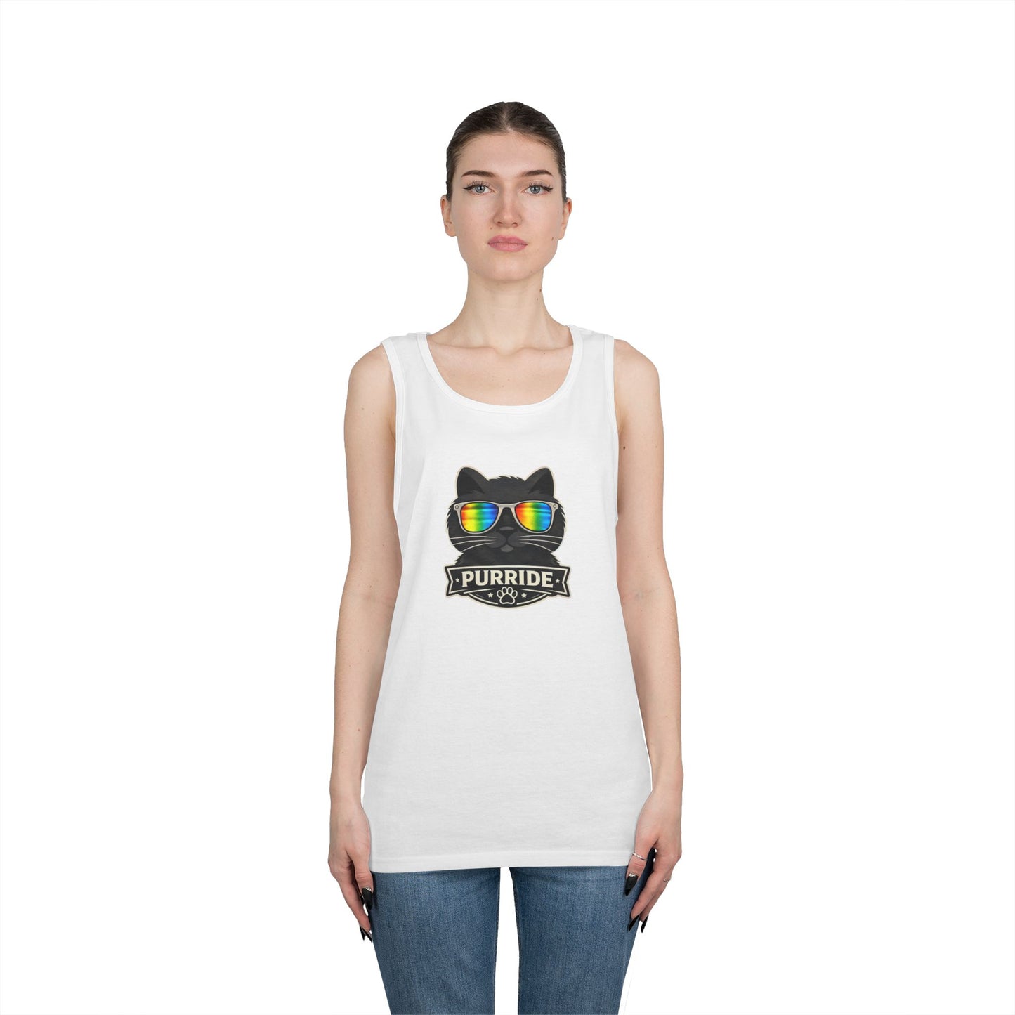 Purride Unisex Heavy Cotton Tank Top (10 Colors)