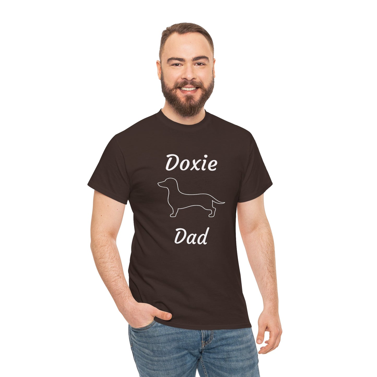 Doxie Dad Heavy Duty Unisex Tee Sizes Small - 5XL (11 colors)