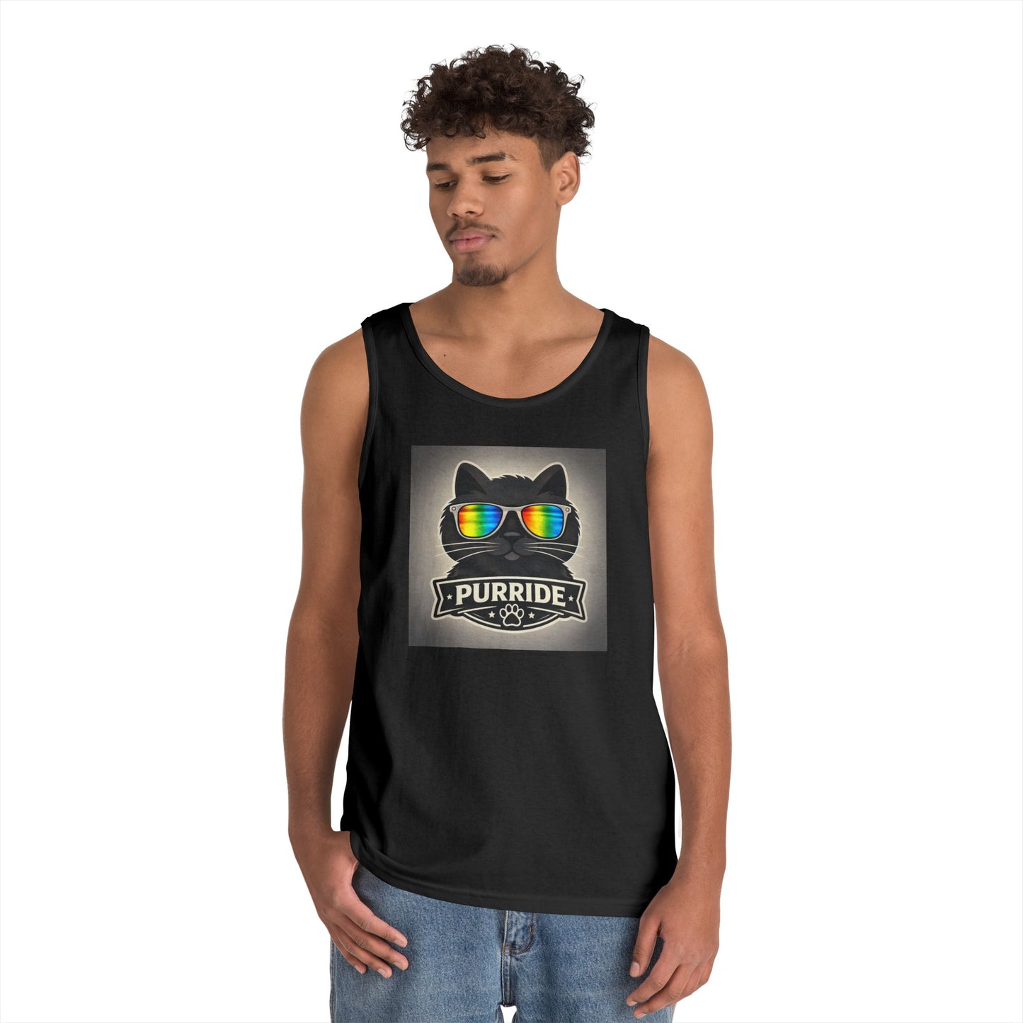 Purride Unisex Heavy Cotton Tank Top (10 Colors)