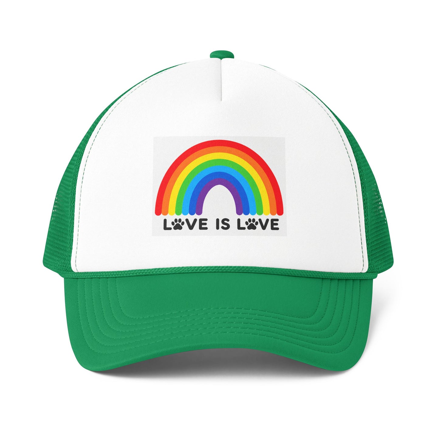 Love Is Love Foam Mesh-Back Trucker Cap (6 colors)