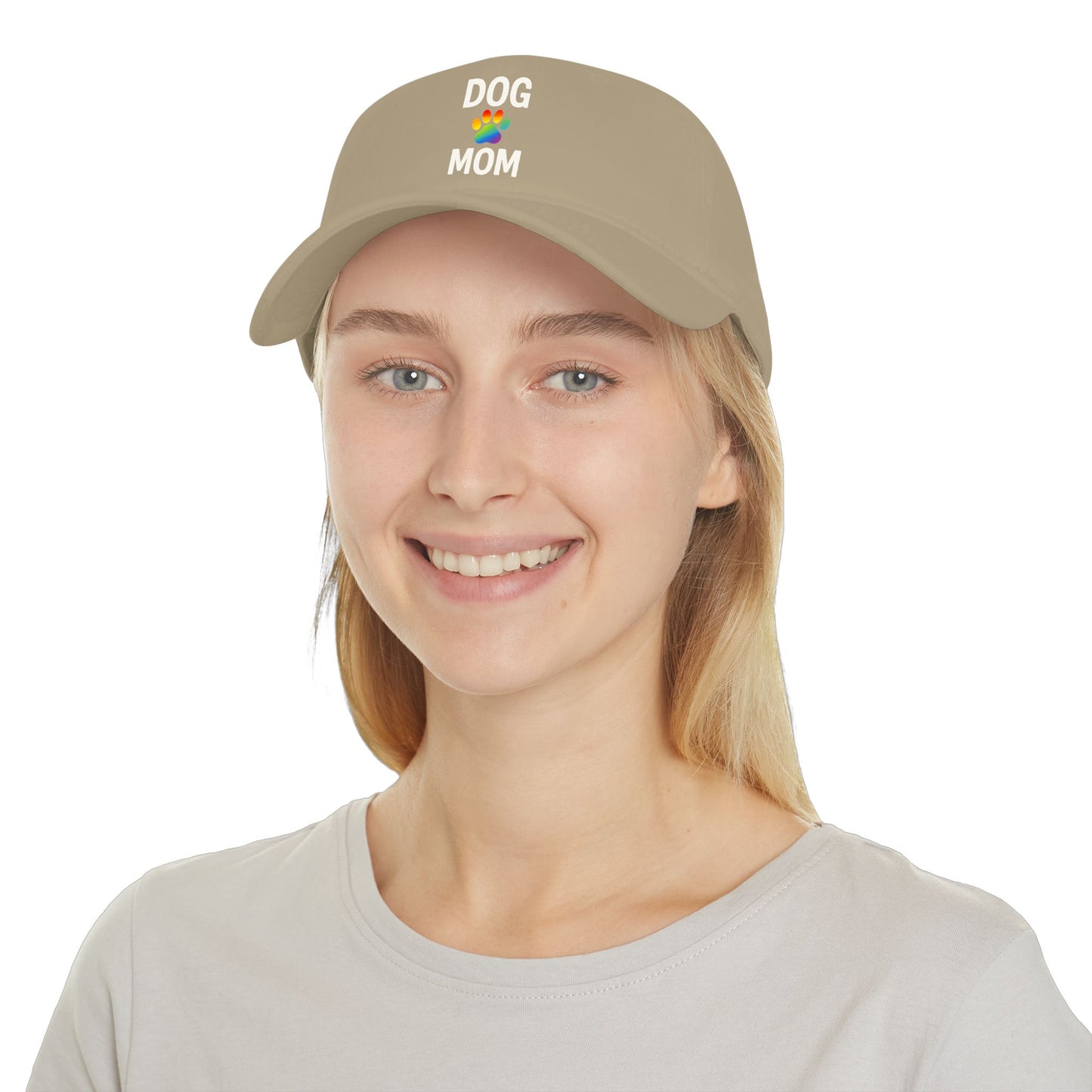 Pride Dog Mom Low Profile Baseball Cap (5 Colors)