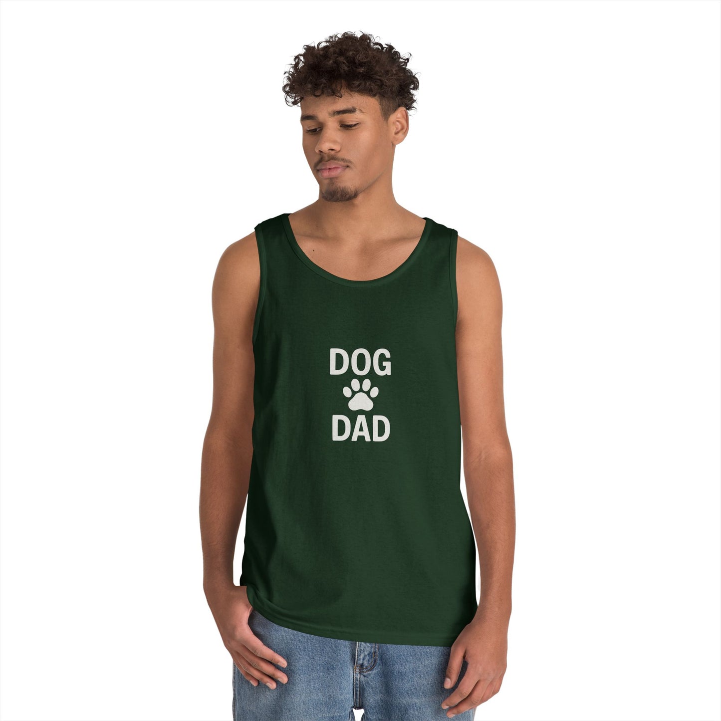 Dog Dad Unisex Heavy Cotton Tank Top