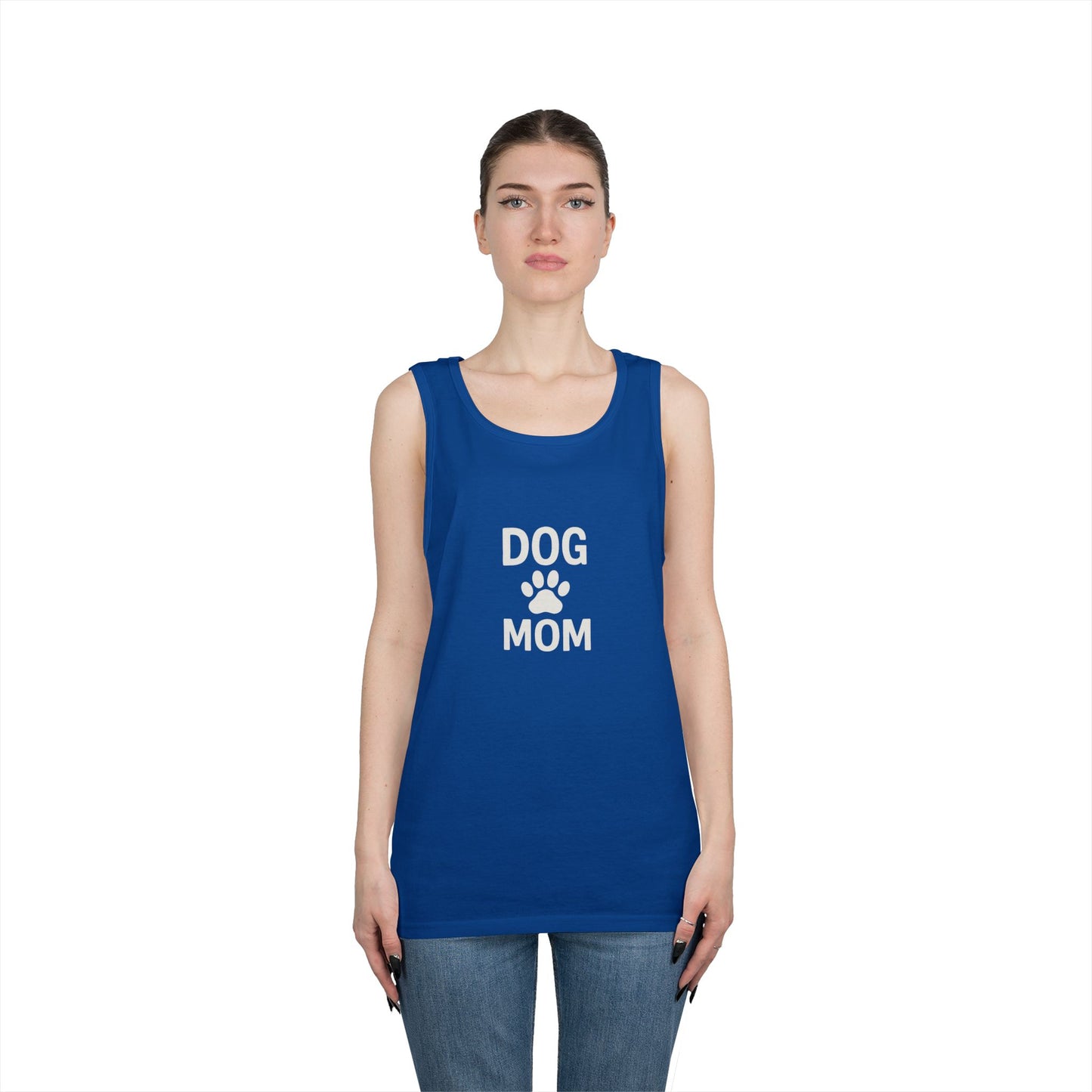 Dog Mom Unisex Heavy Cotton Tank Top