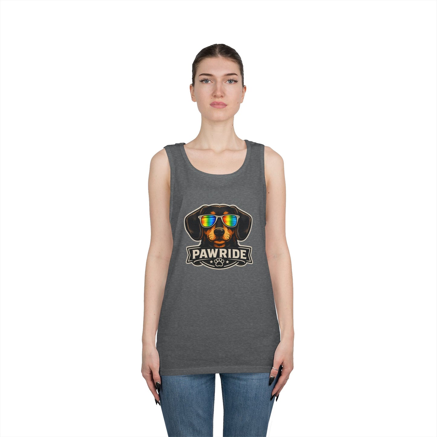 Pawride Unisex Heavy Cotton Tank Top (6 Colors)
