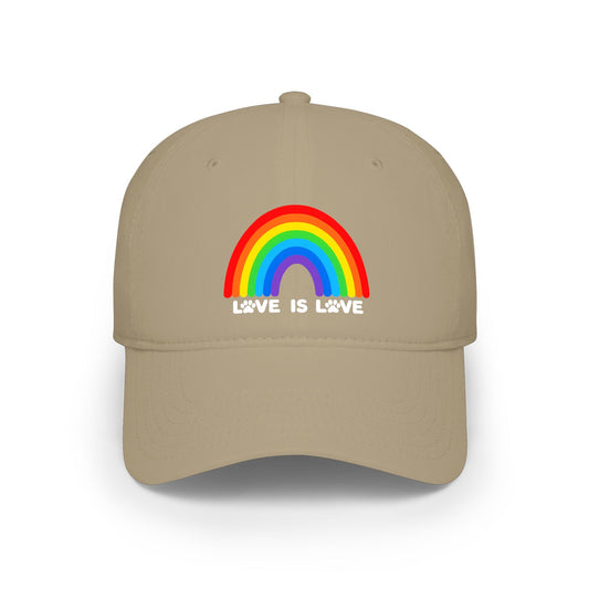 Love Is Love Low Profile Baseball Cap (5 Colors)