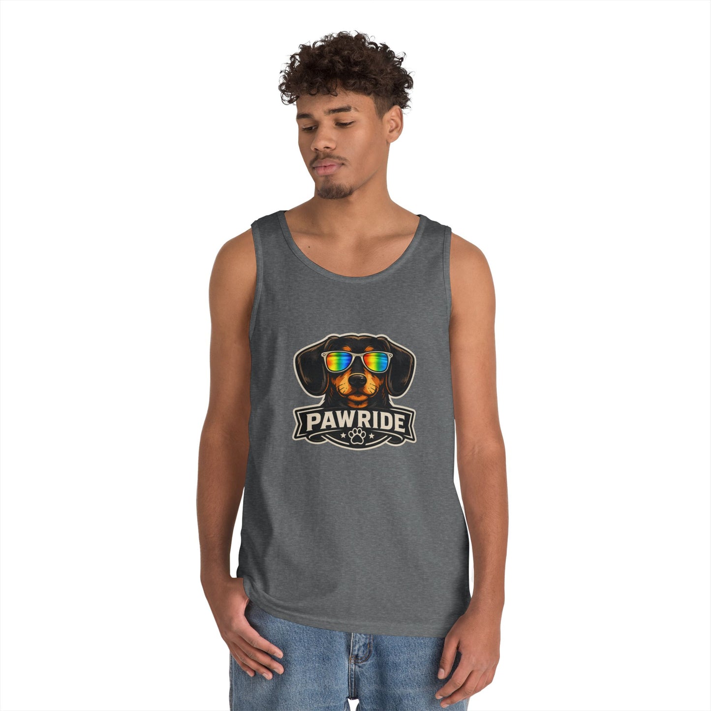 Pawride Unisex Heavy Cotton Tank Top (6 Colors)
