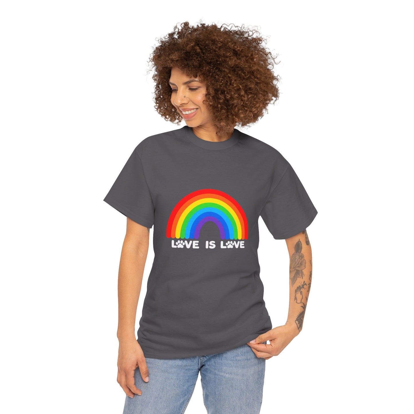 Love is Love Heavy Duty Unisex Tee Sizes Small - 5XL (11 colors)