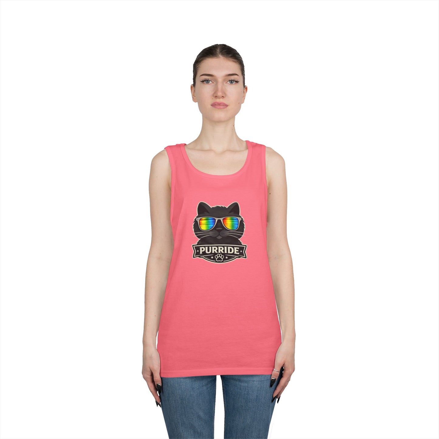 Purride Unisex Heavy Cotton Tank Top (10 Colors)