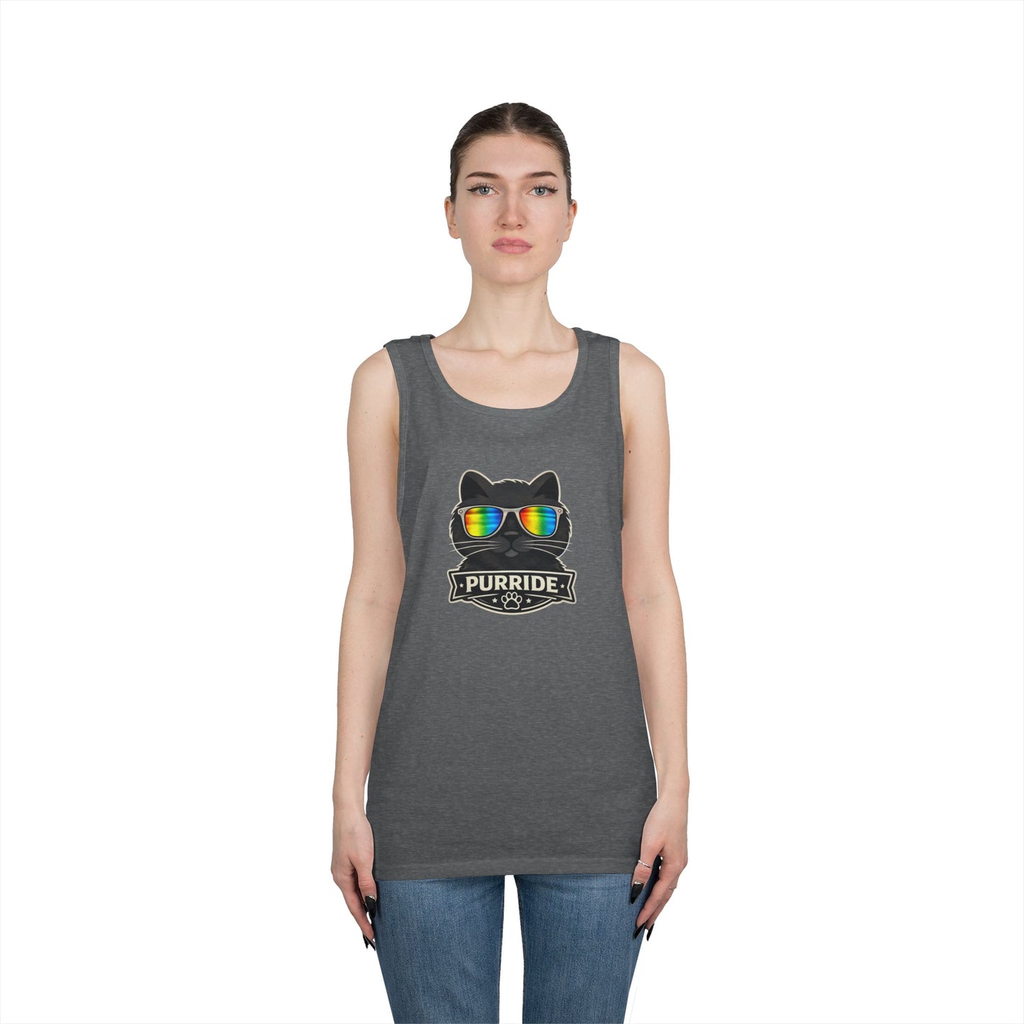 Purride Unisex Heavy Cotton Tank Top (10 Colors)