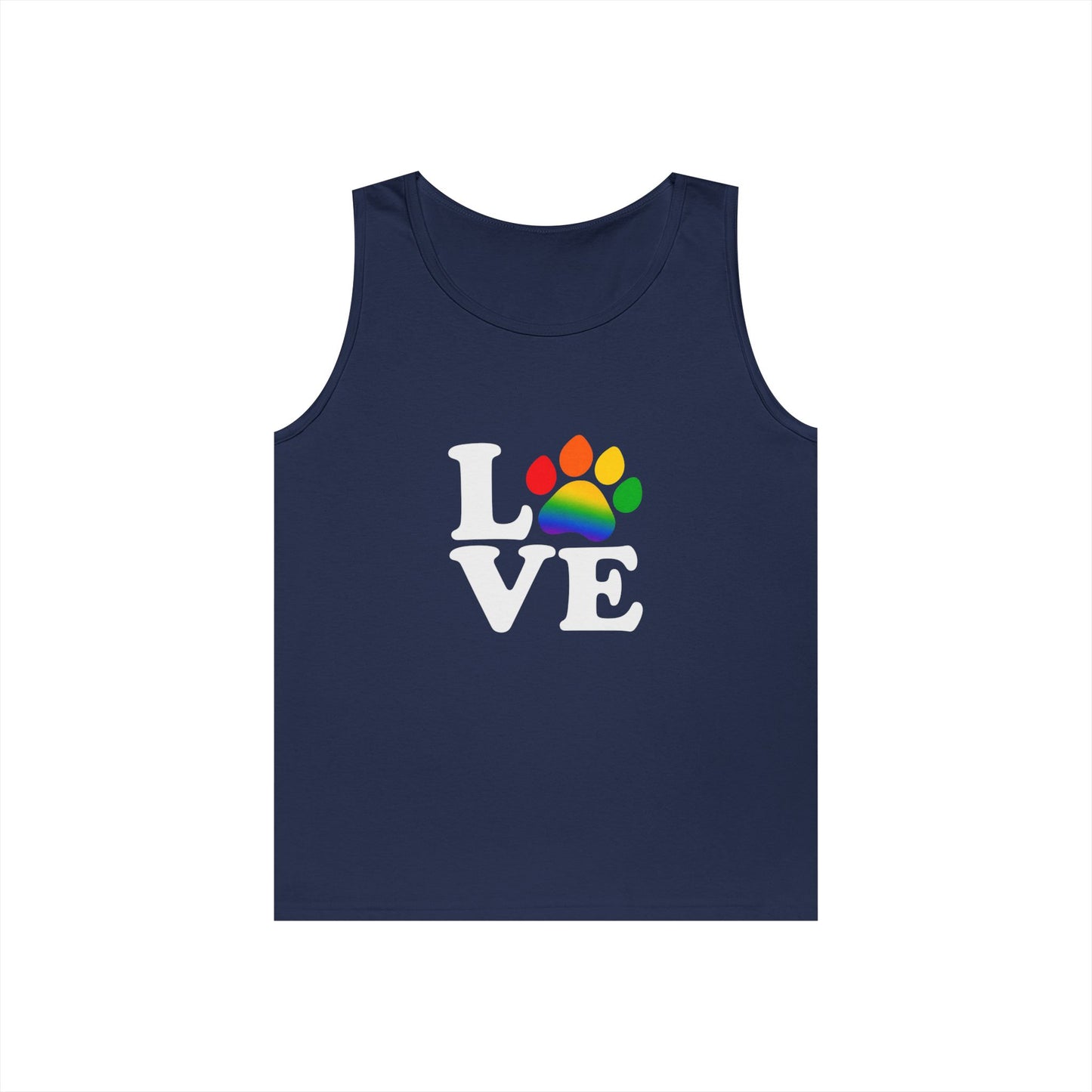 Pride Love is Love Unisex Heavy Cotton Tank Top (6 colors)
