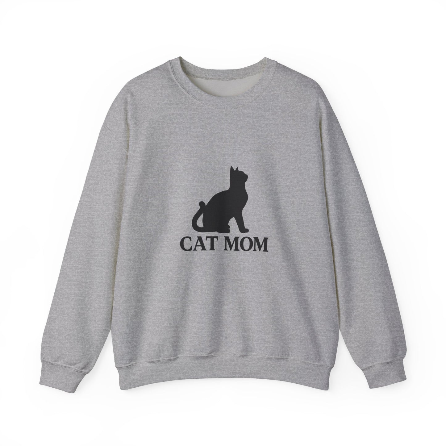 Cat Mom With Cat Sweatshirt Sizes Small - 3XL (3 colors)