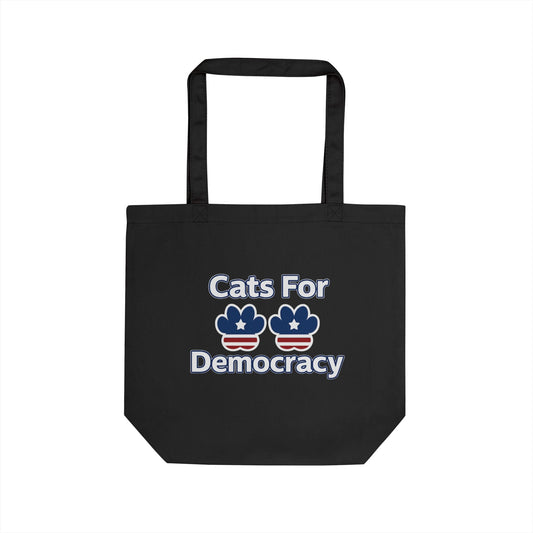 Cats For Democracy Eco-Friendly Tote Bag