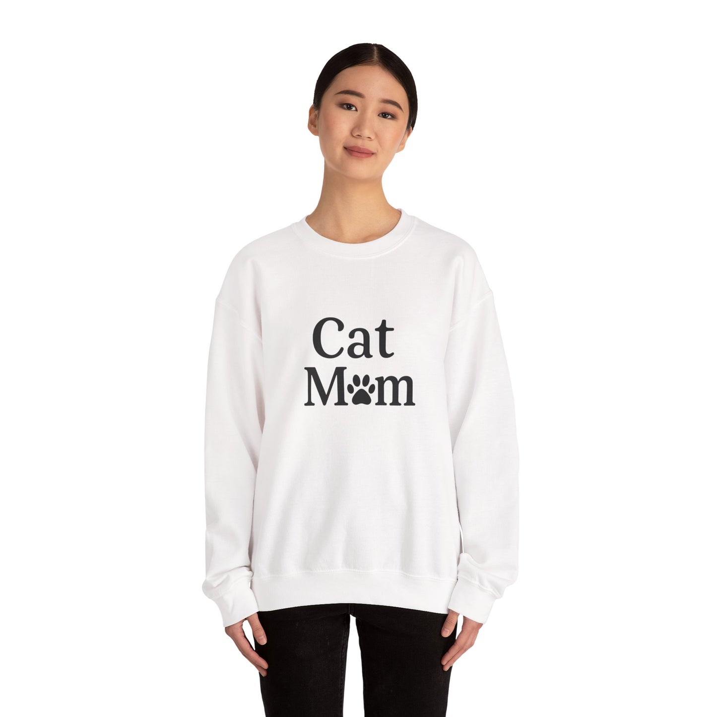 Cat Mom Sweatshirt Sizes Small - 3XL (3 colors)
