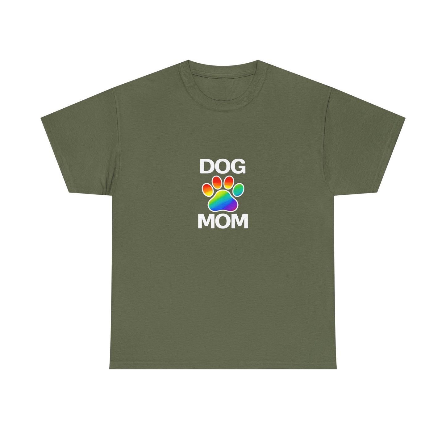 Pride Dog Mom Heavy Duty Unisex Tee Sizes Small - 5XL (11 colors)