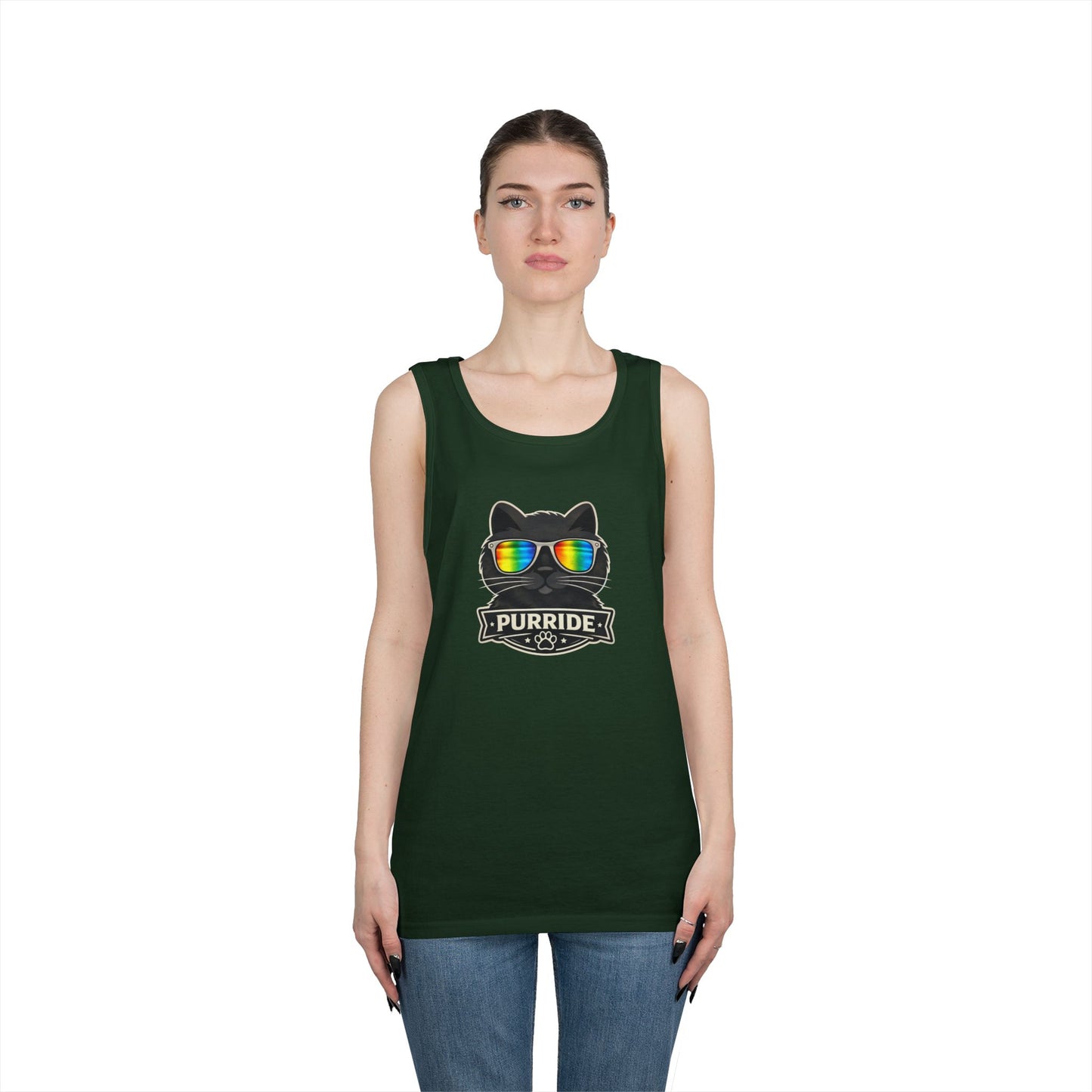 Purride Unisex Heavy Cotton Tank Top (10 Colors)