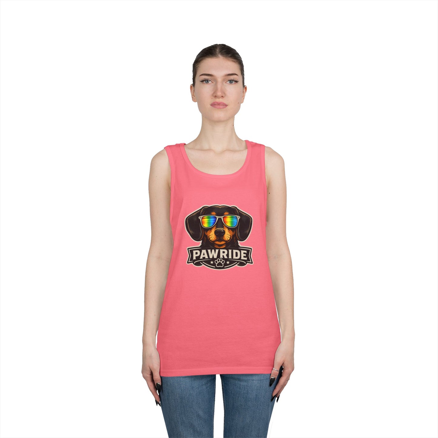 Pawride Unisex Heavy Cotton Tank Top (6 Colors)