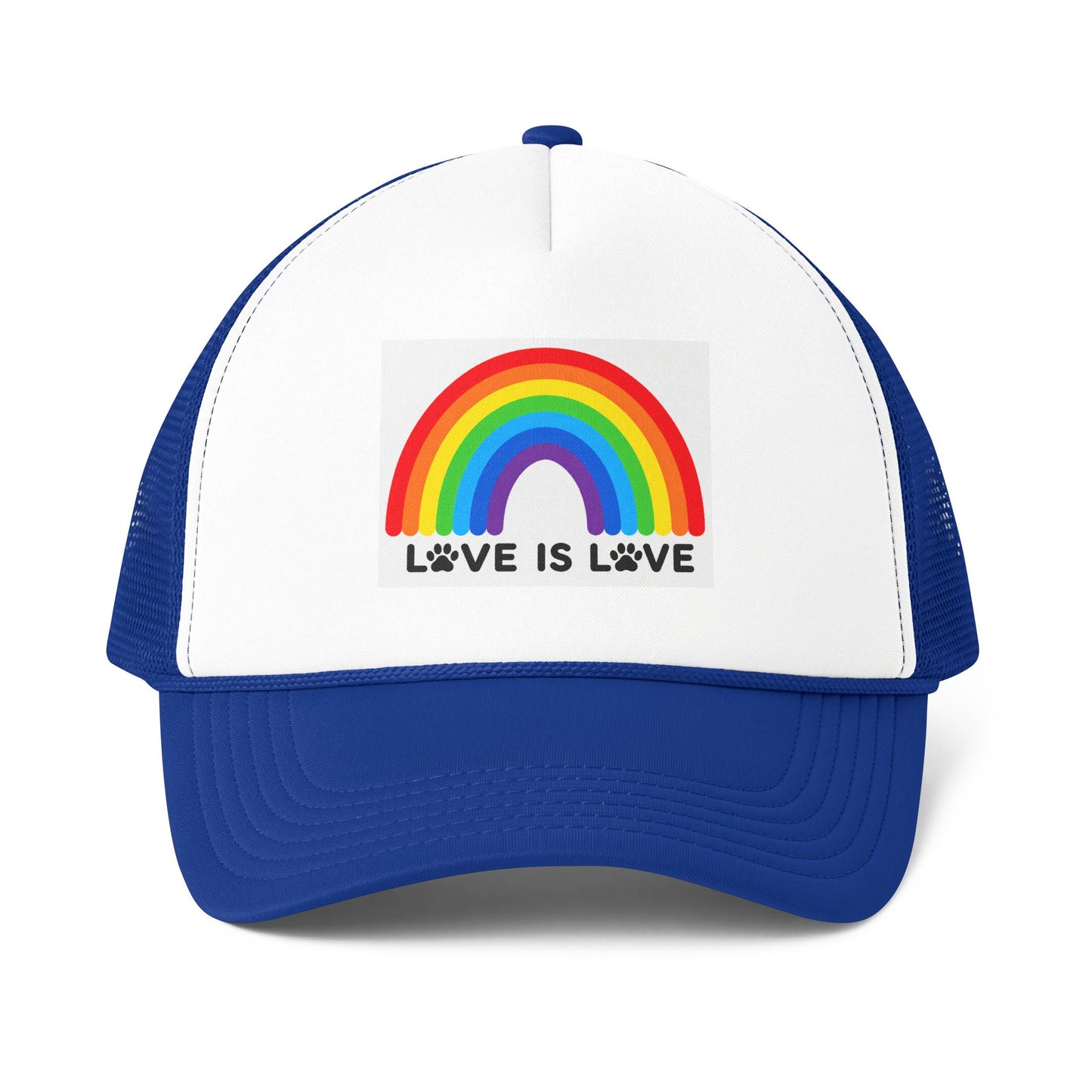 Love Is Love Foam Mesh-Back Trucker Cap (6 colors)