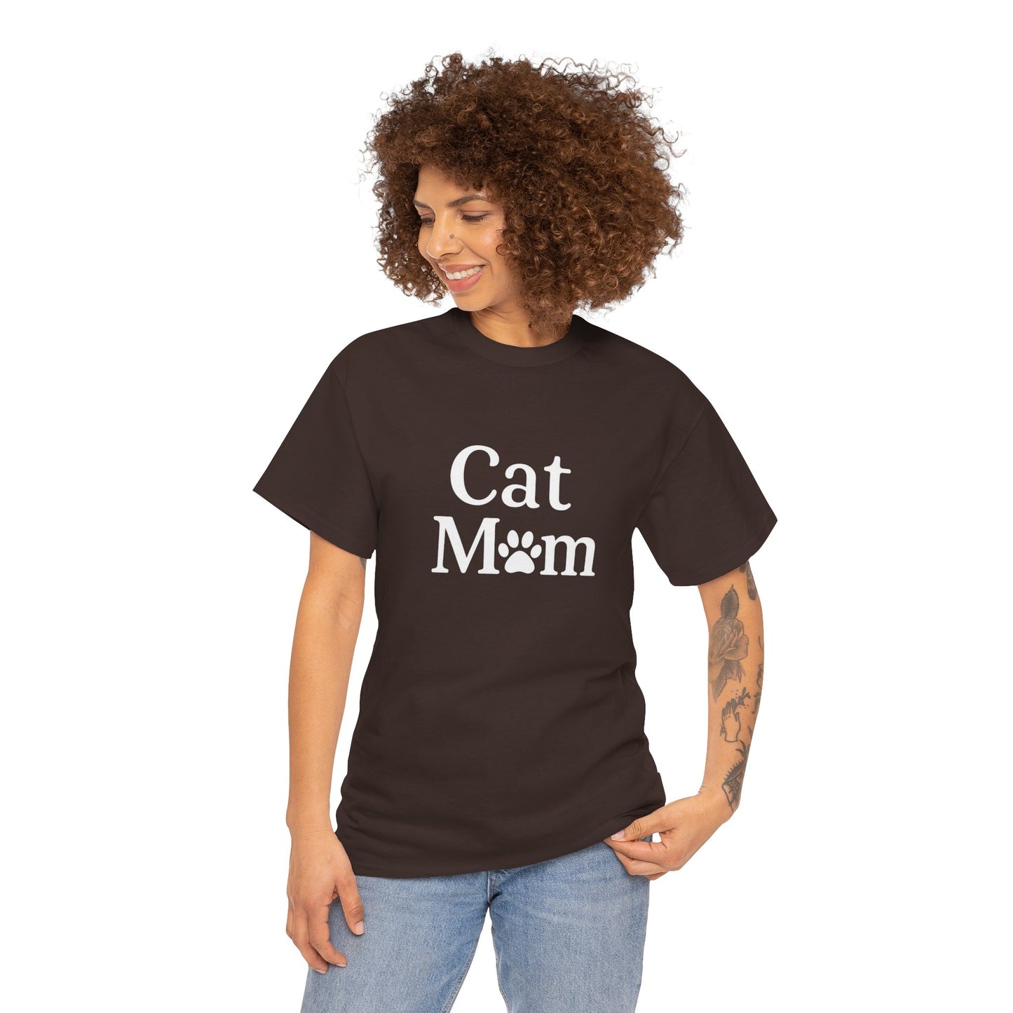 Cat Mom Heavy Duty Unisex Tee Sizes Small - 5XL (11 colors)