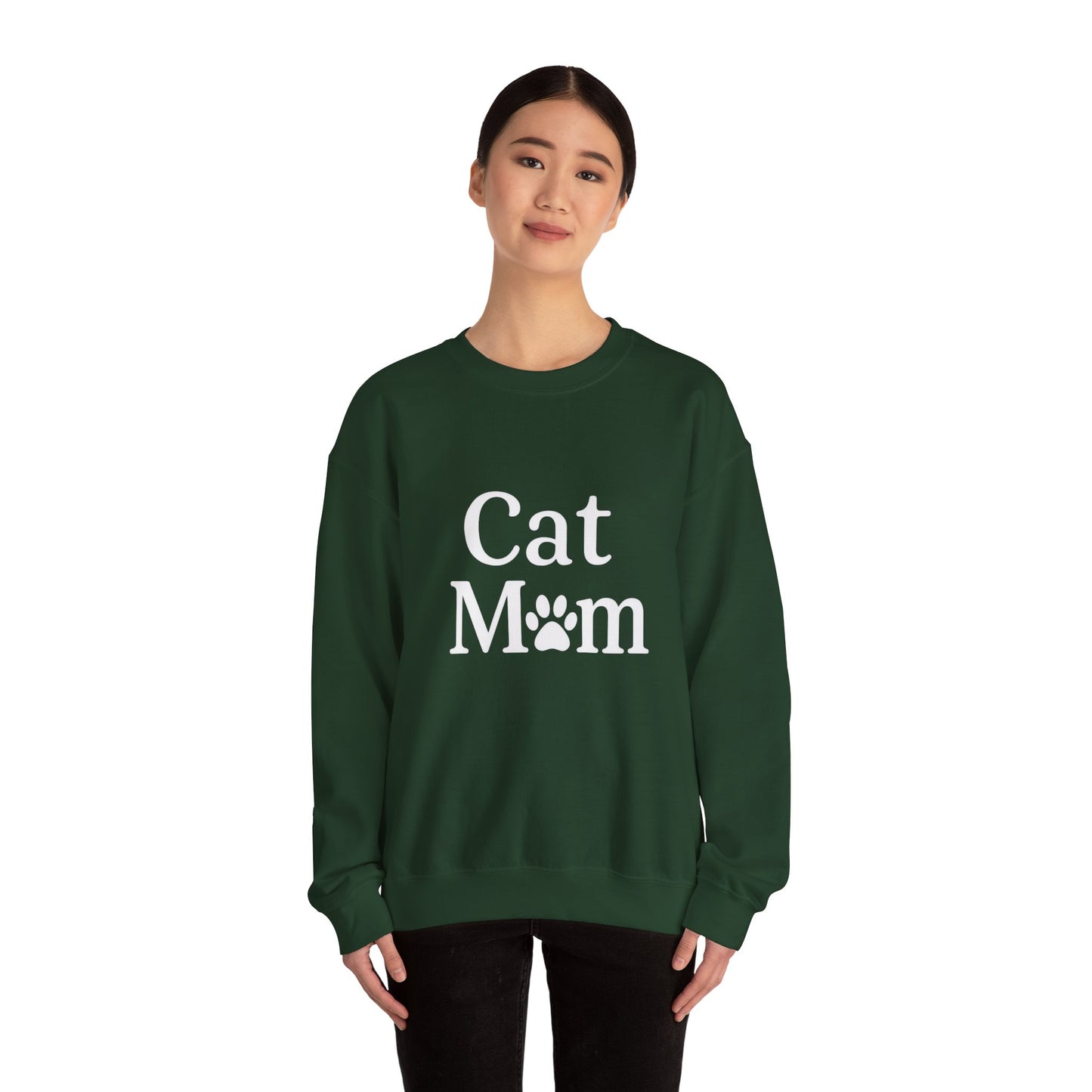 Cat Mom Sweatshirt Sizes Small - 3XL (3 colors)