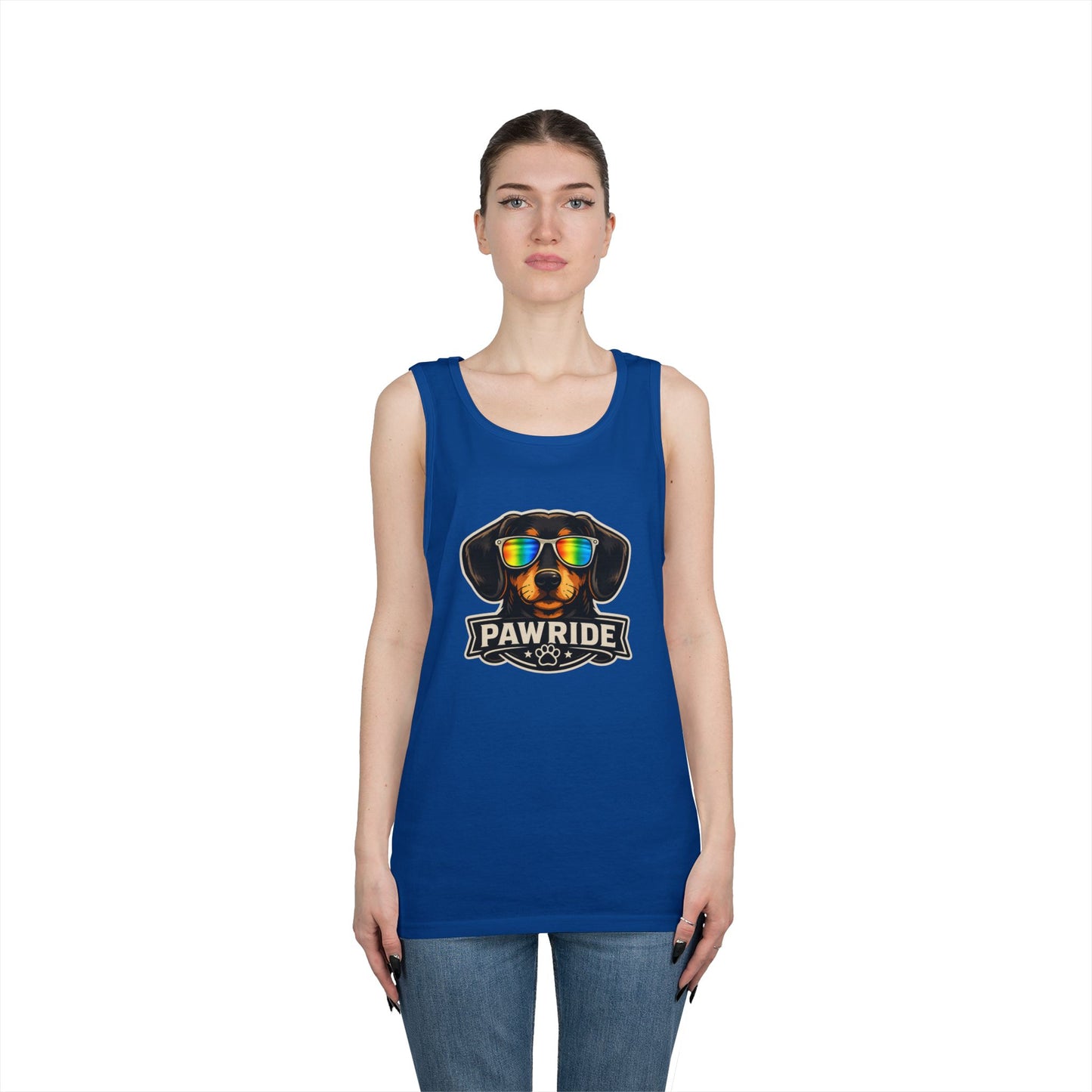 Pawride Unisex Heavy Cotton Tank Top (6 Colors)