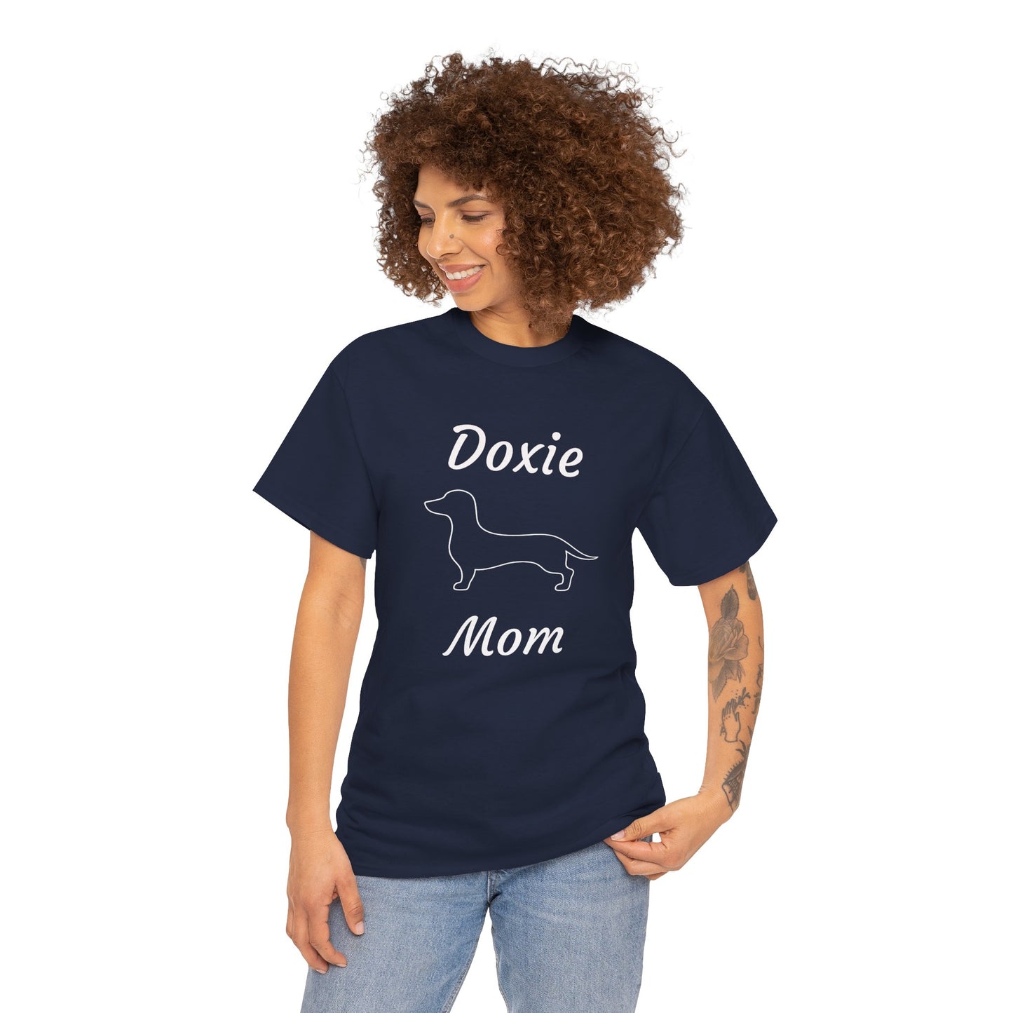 Doxie Mom Heavy Duty Unisex Tee Sizes Small - 5XL (11 colors)