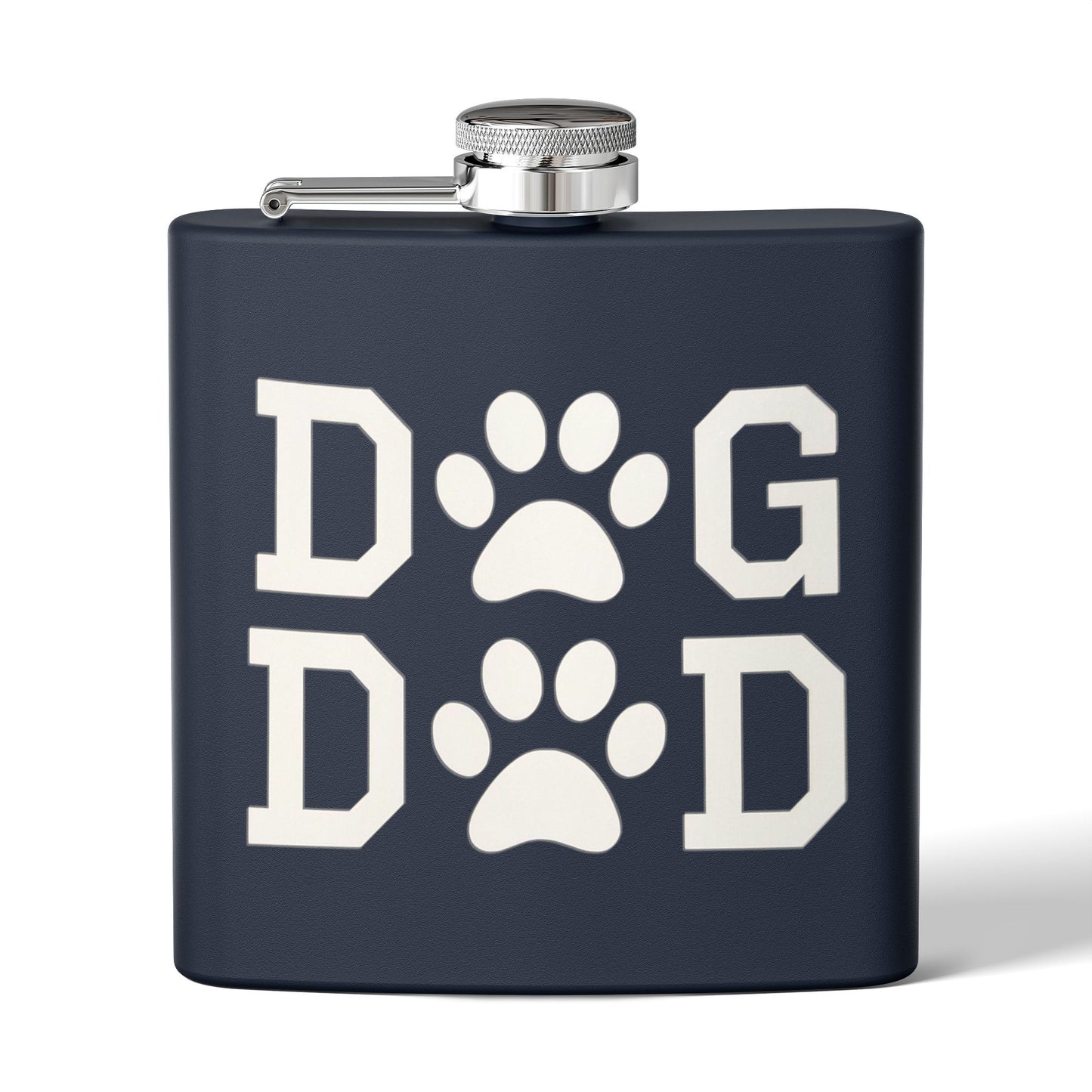 Dog Dad Stainless Steel Flask (8 colors)