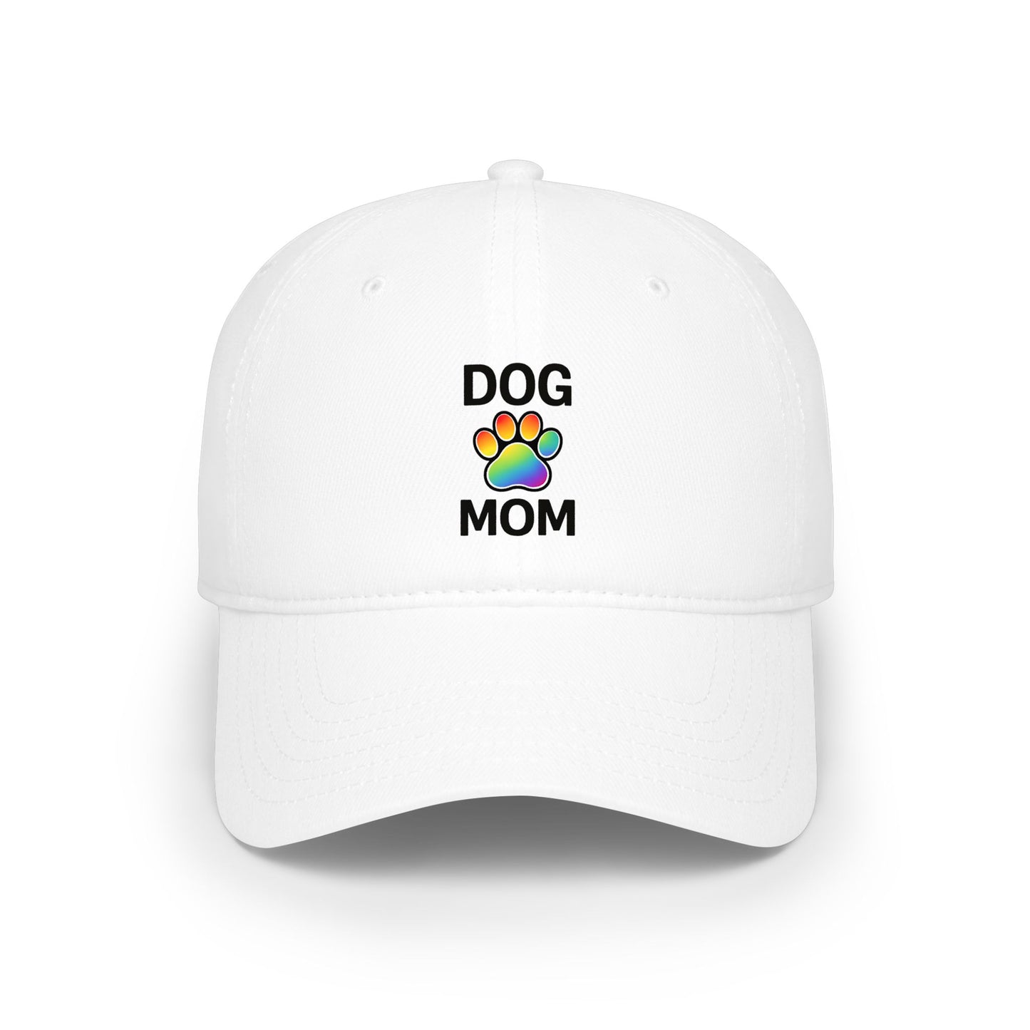 Pride Dog Mom Low Profile Baseball Cap