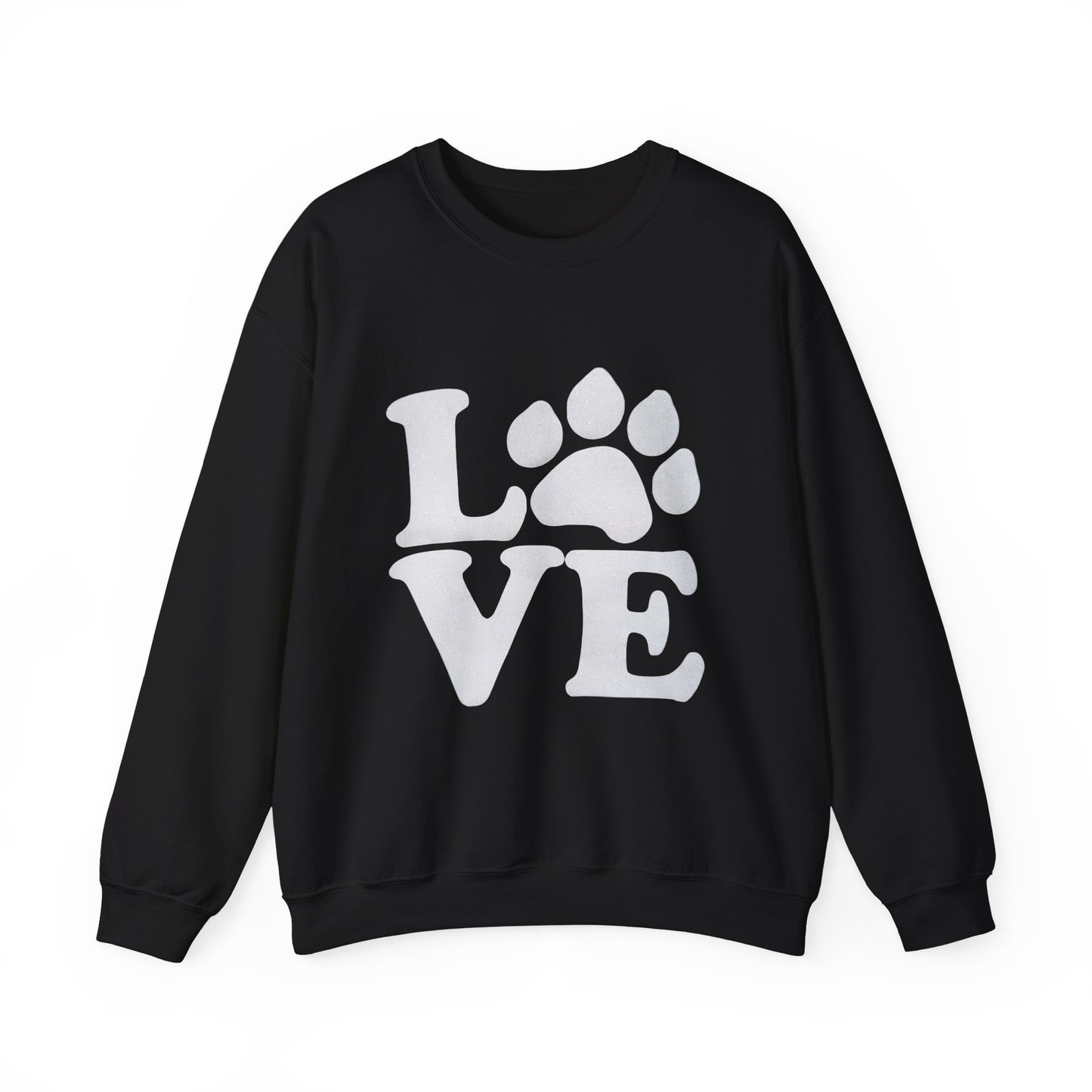 Love Paw Print Sweatshirt Sizes Small - 4XL (8 colors)