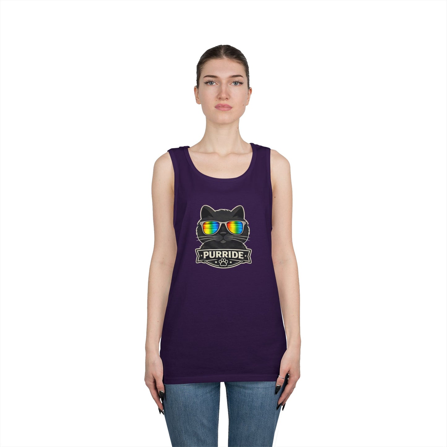 Purride Unisex Heavy Cotton Tank Top (10 Colors)