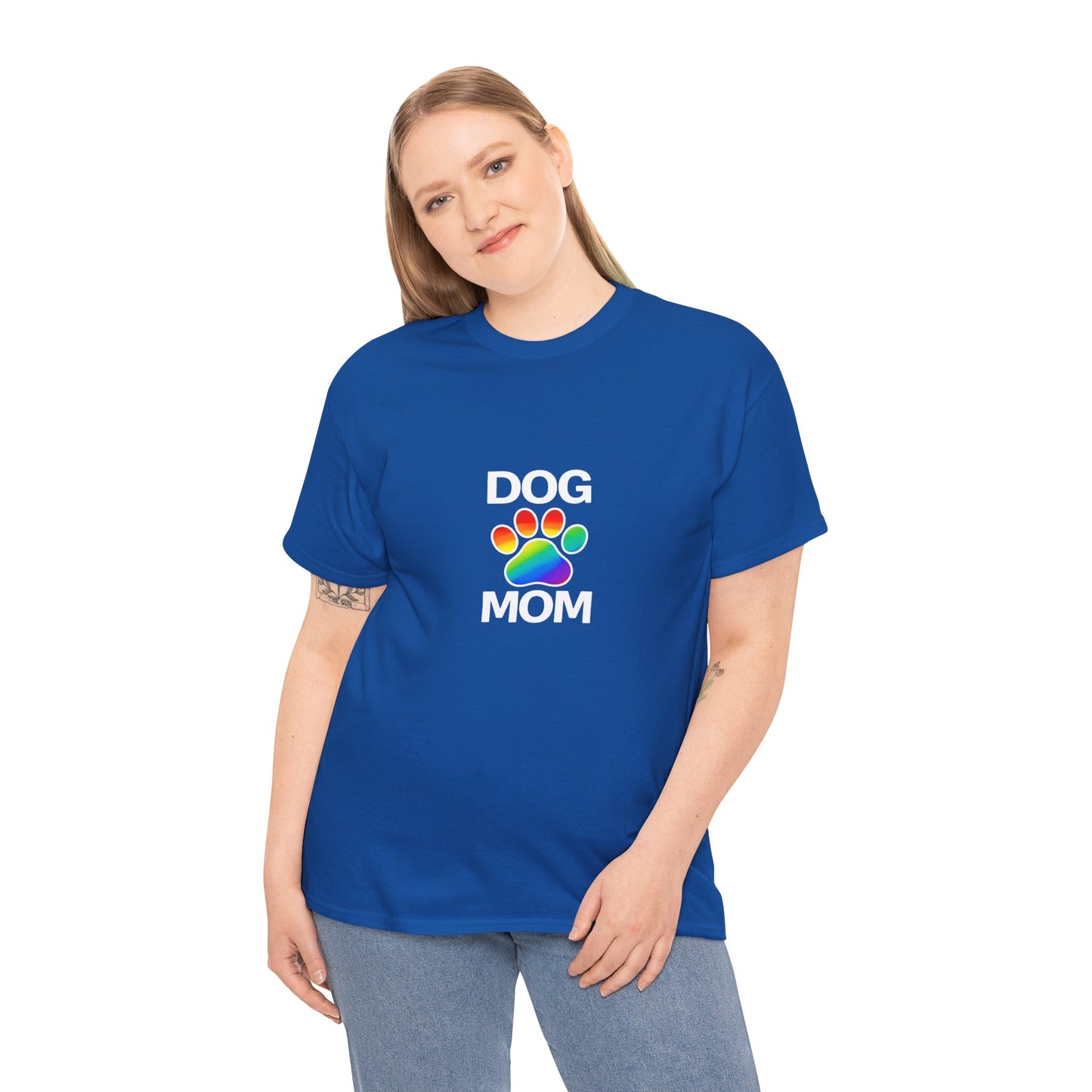 Pride Dog Mom Heavy Duty Unisex Tee Sizes Small - 5XL (11 colors)