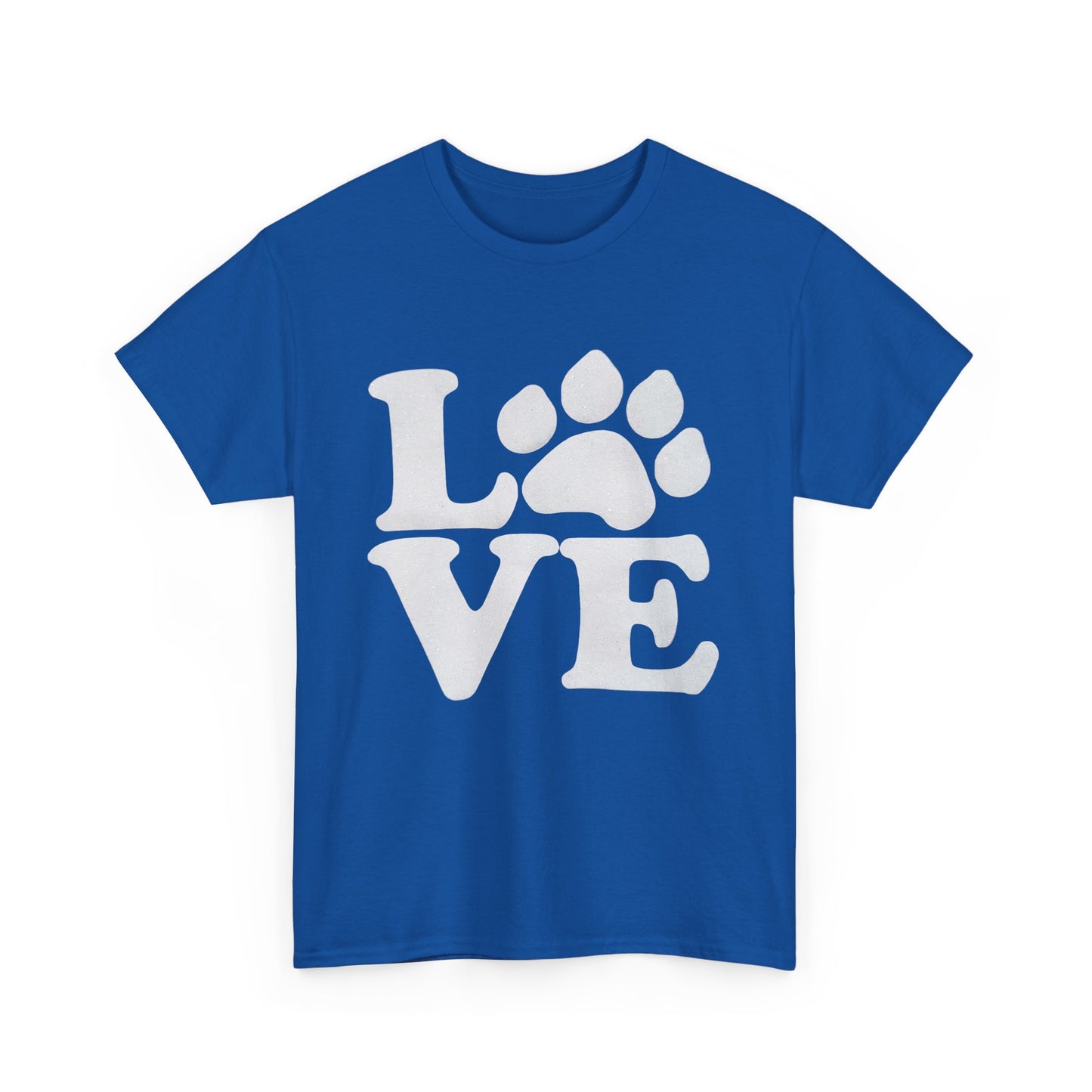 Love Paw Heavy Duty Unisex Tee Sizes Small - 5XL (11 colors)