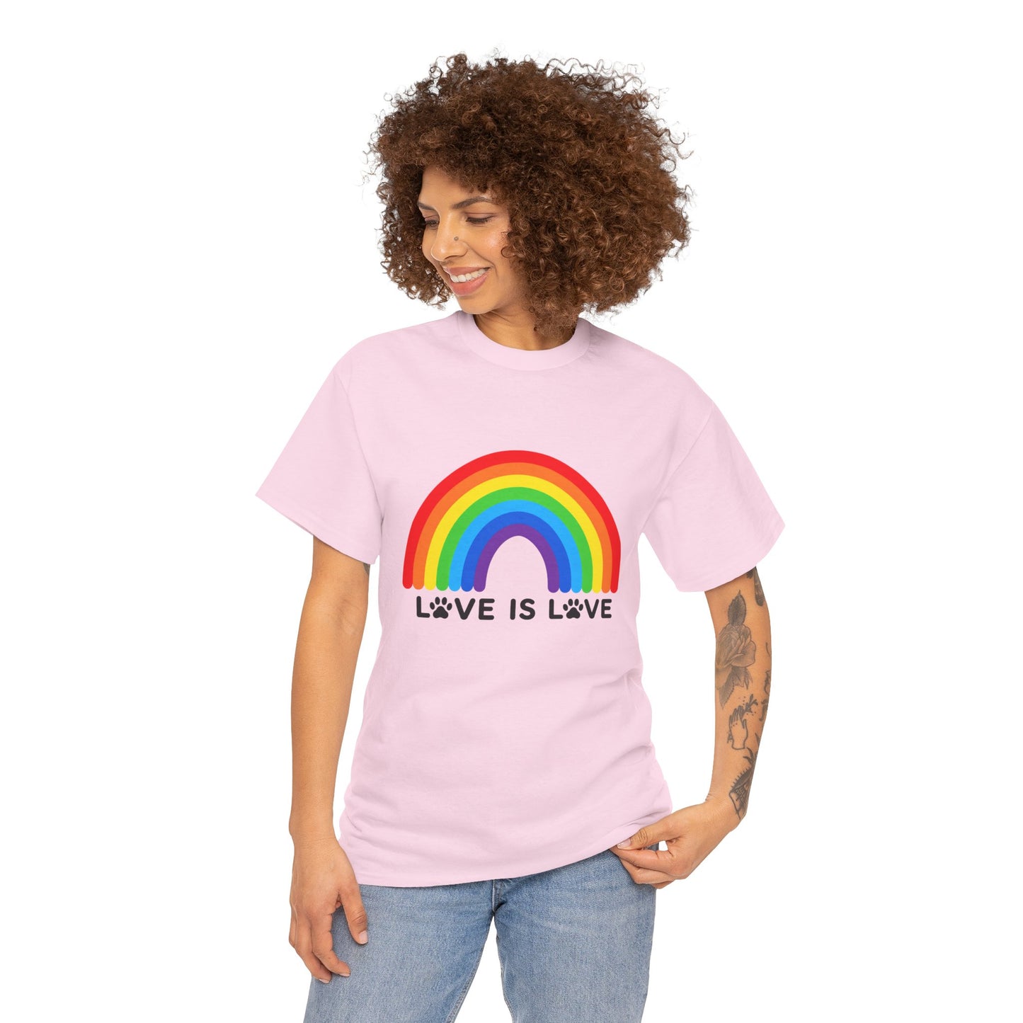 Love is Love Heavy Duty Unisex Tee Sizes Small - 5XL (11 colors)