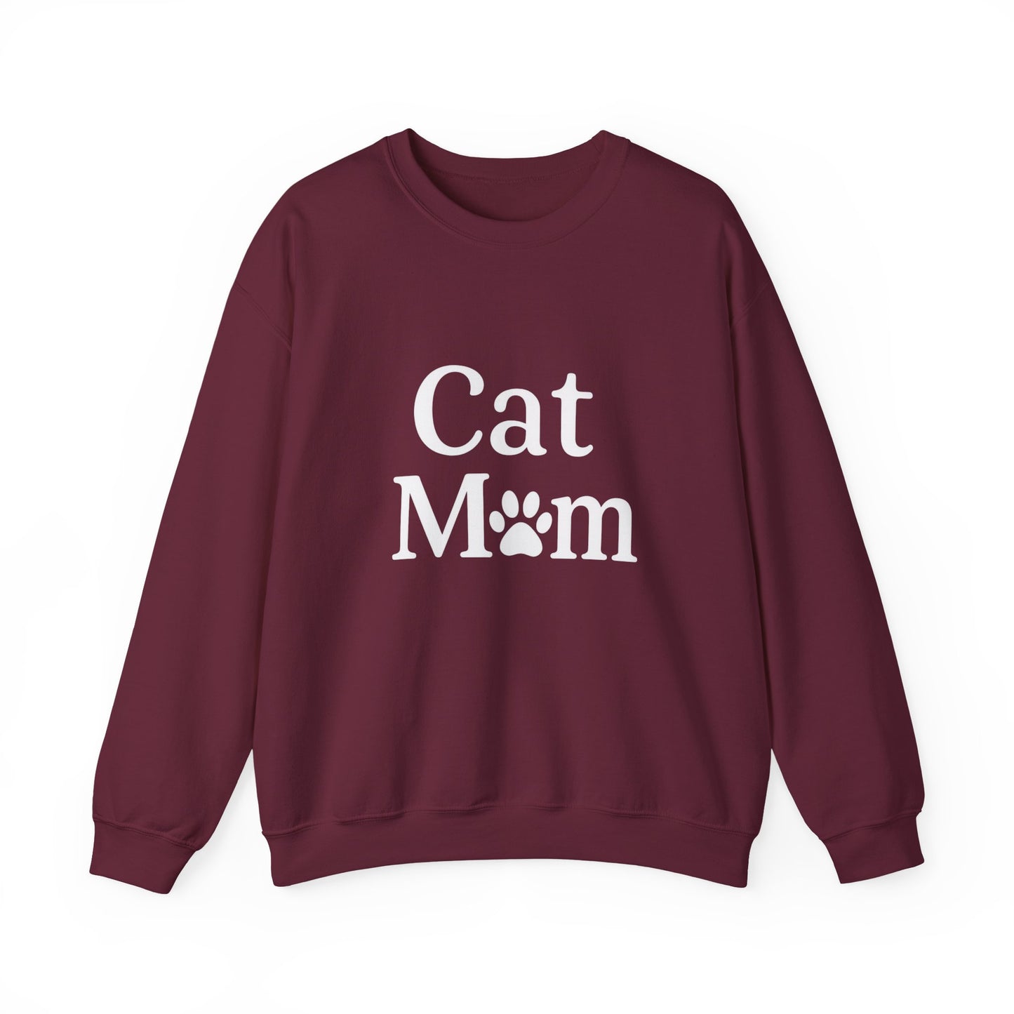 Cat Mom Sweatshirt Sizes Small - 3XL (3 colors)