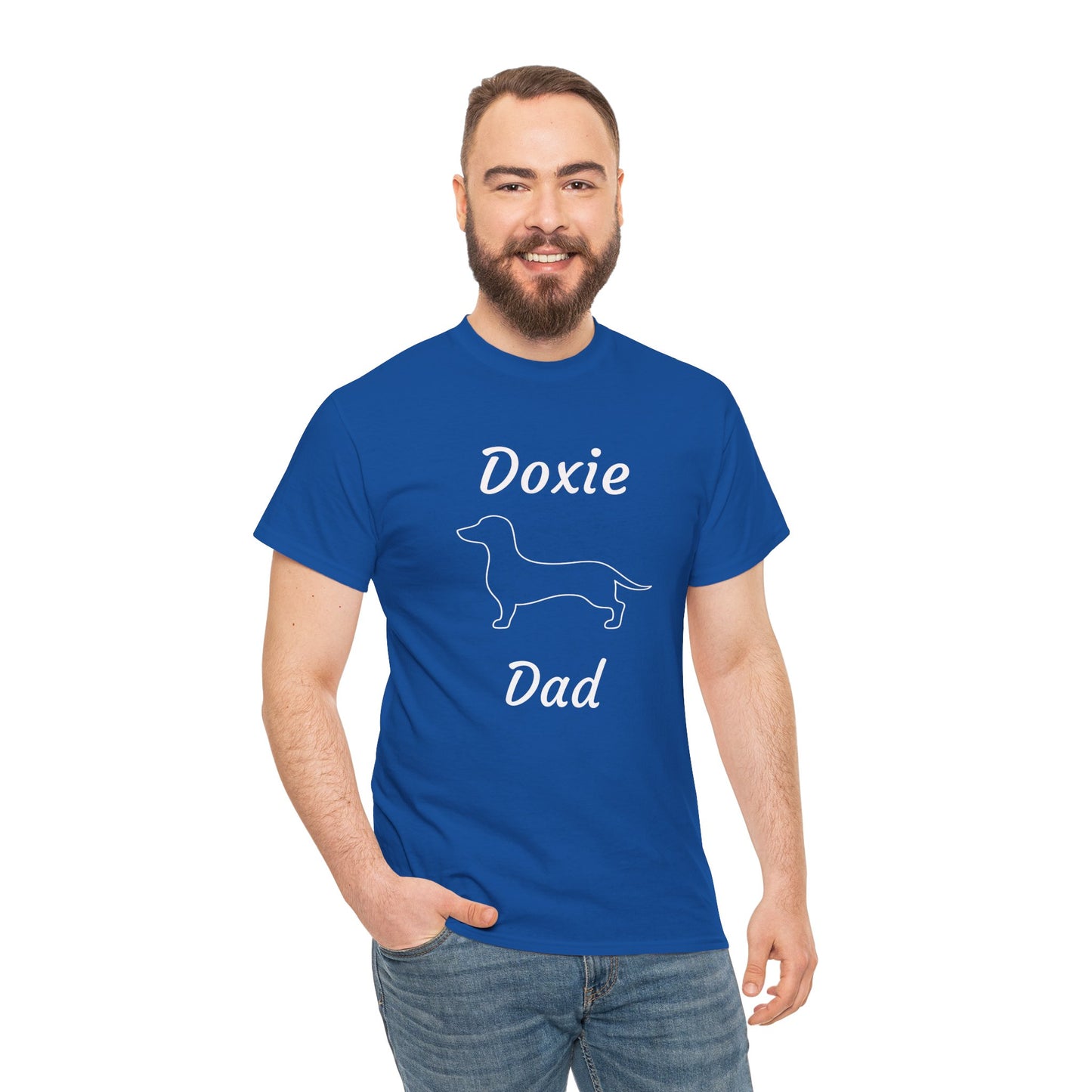 Doxie Dad Heavy Duty Unisex Tee Sizes Small - 5XL (11 colors)