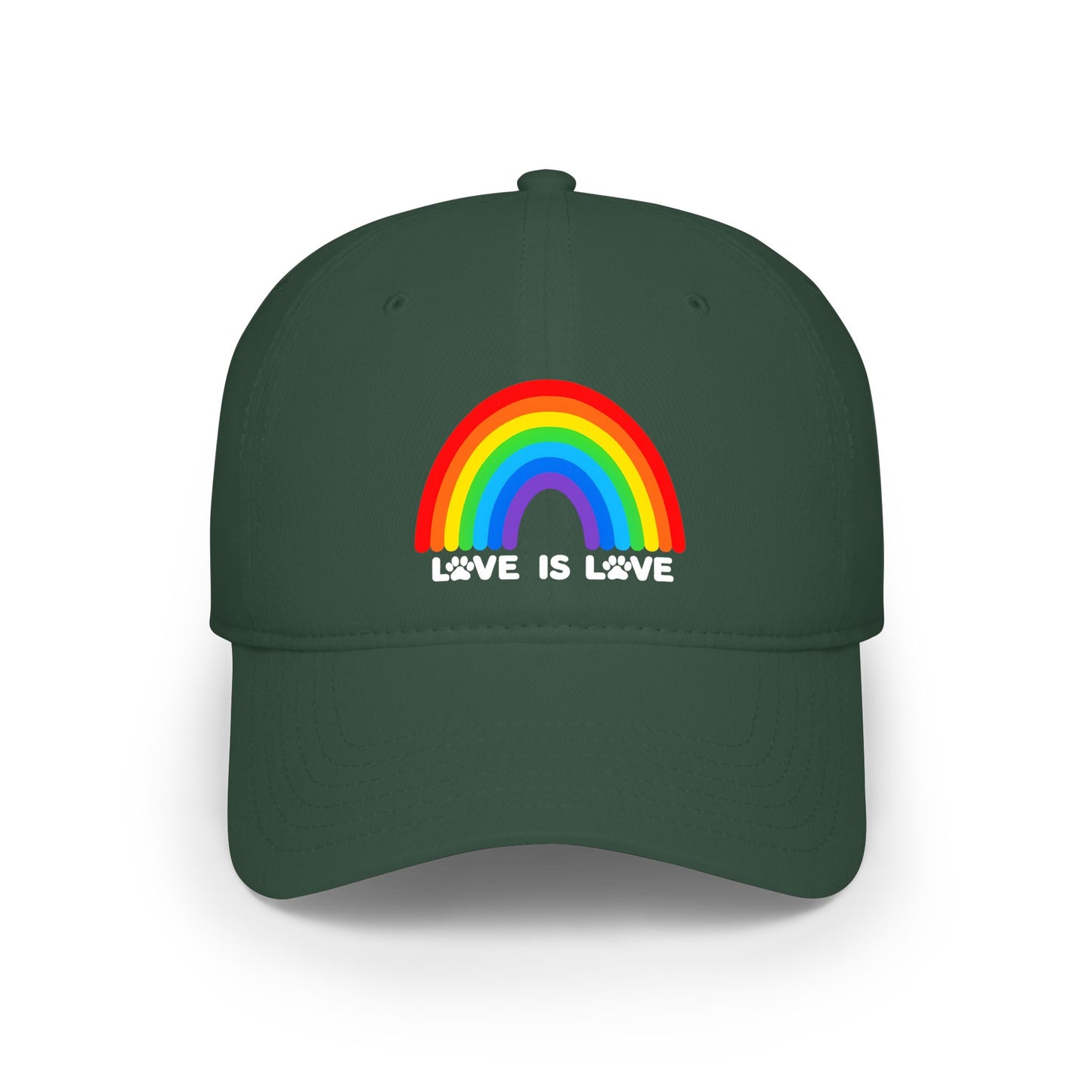 Love Is Love Low Profile Baseball Cap (5 Colors)
