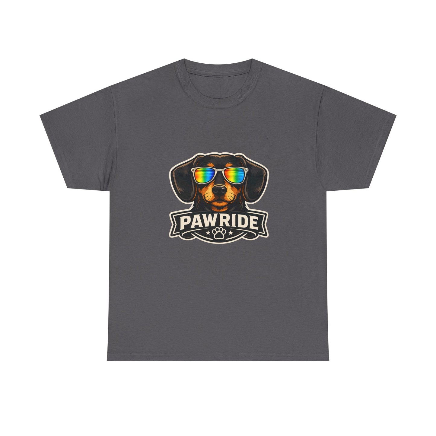 Pawride Heavy Duty Unisex Tee Sizes Small - 5XL (11 colors)