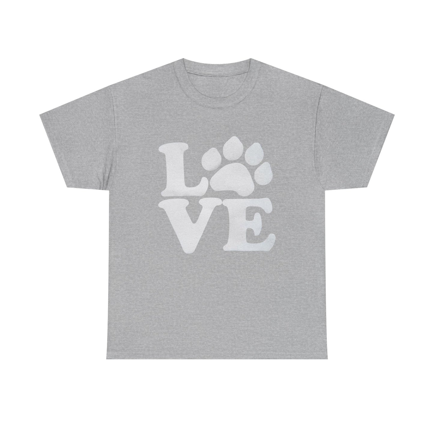 Love Paw Heavy Duty Unisex Tee Sizes Small - 5XL (11 colors)